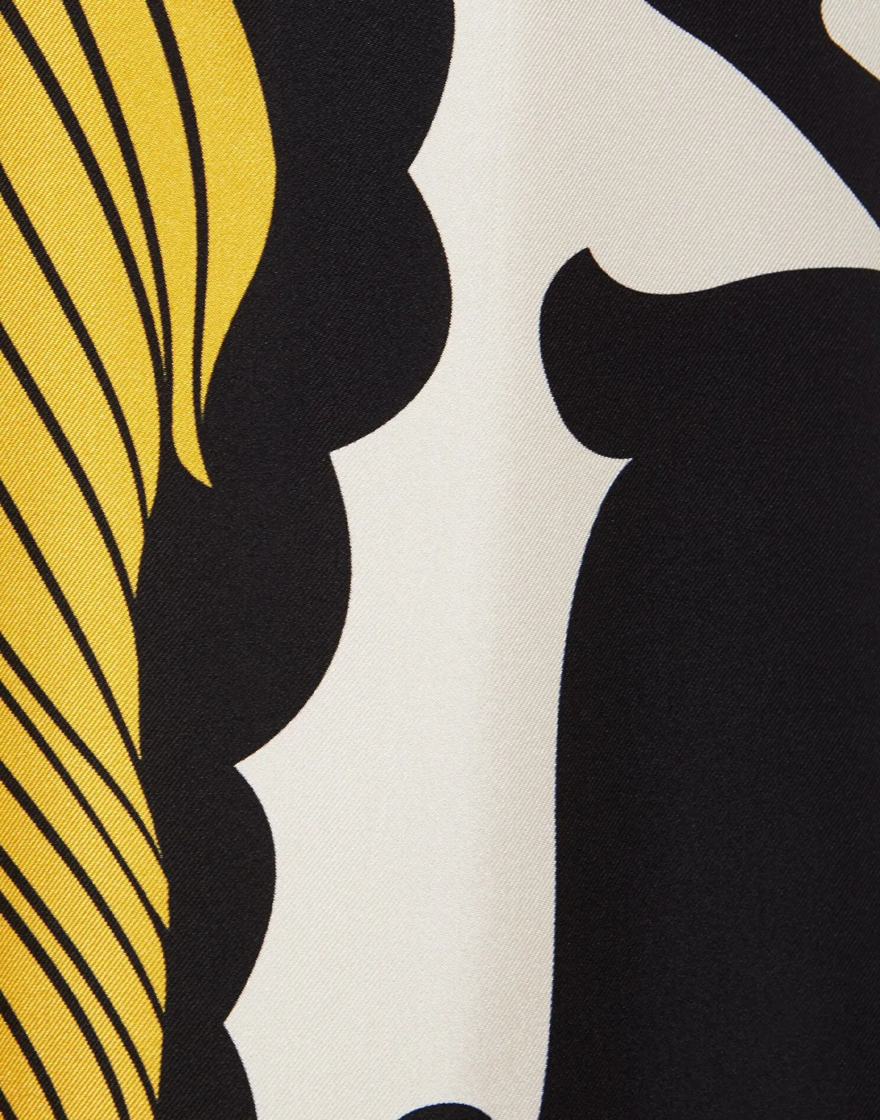 Pantalone Palazzo La DoubleJ in Twill Seta - Bianco e Nero Marea, Stilizzati con Rifiniture Artigianali
