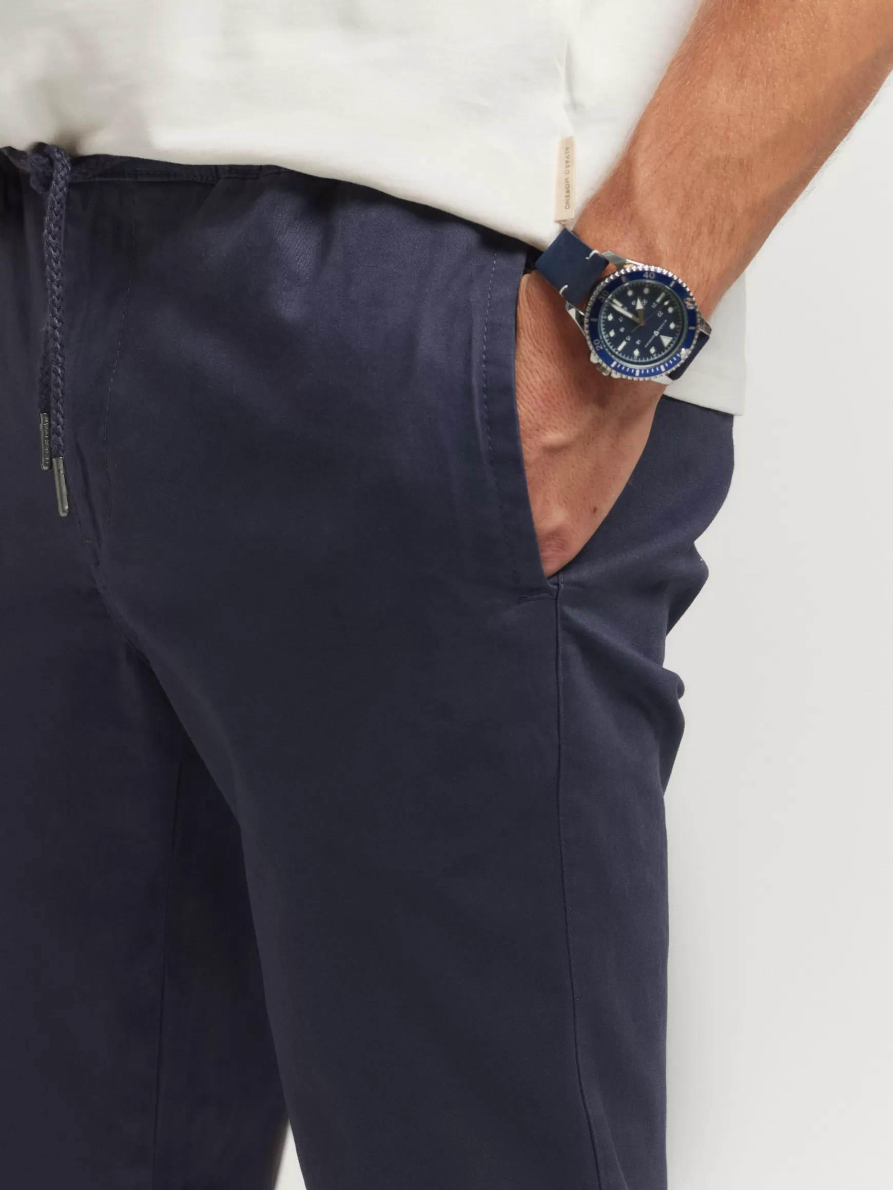 Pantaloni Casual Uomo Alvaro Moreno - Confortevoli in Tessuto Respiro, Stile Moderno Ander