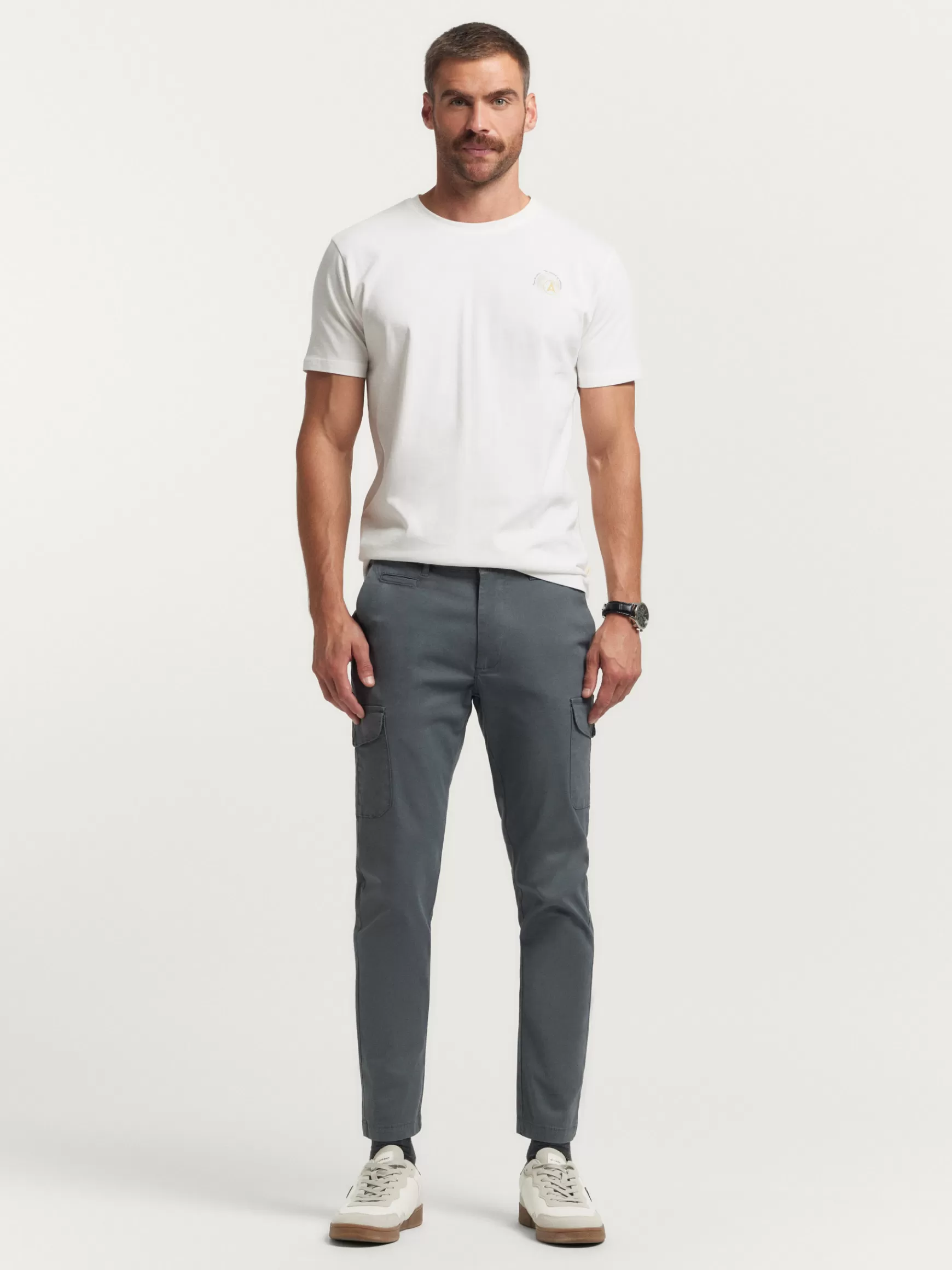Pantaloni Cargo Uomo Alvaro Moreno - Stile Buffalo Multi Tasche Confortevoli per Look Casual e Funzionale