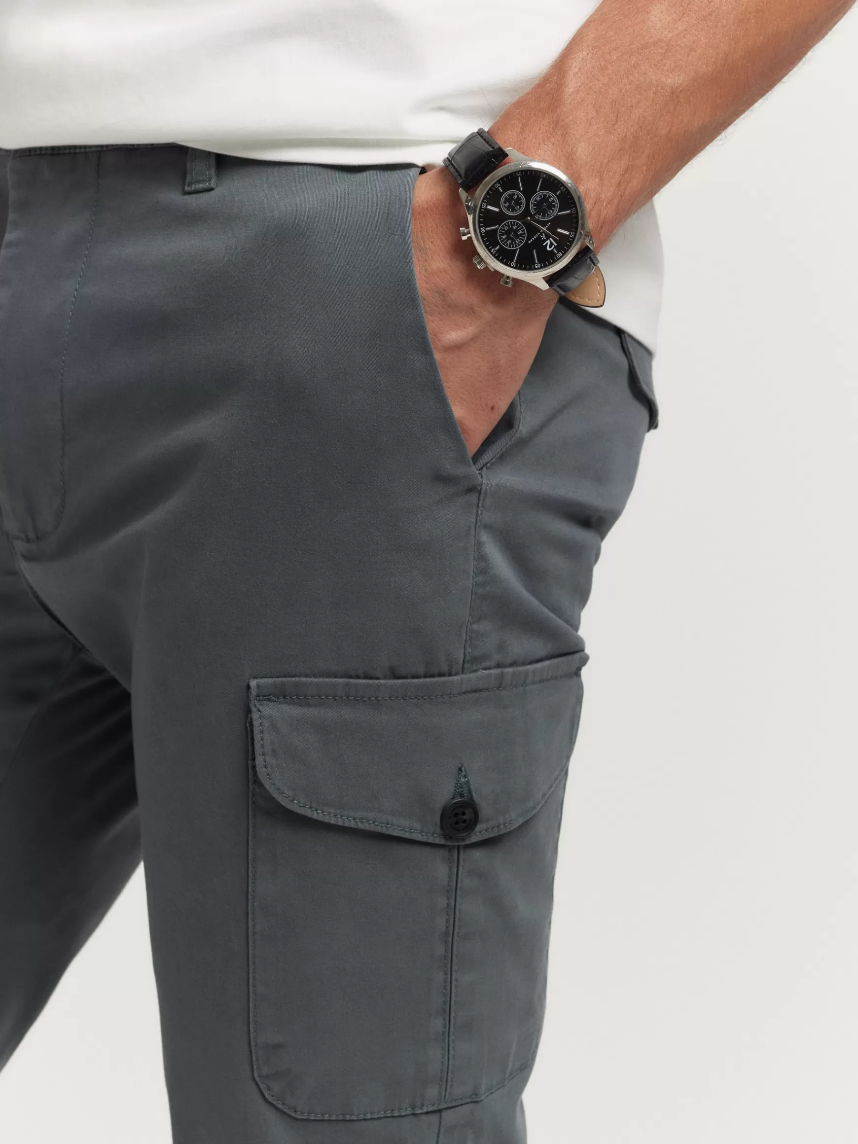 Pantaloni Cargo Uomo Alvaro Moreno - Stile Buffalo Multi Tasche Confortevoli per Look Casual e Funzionale