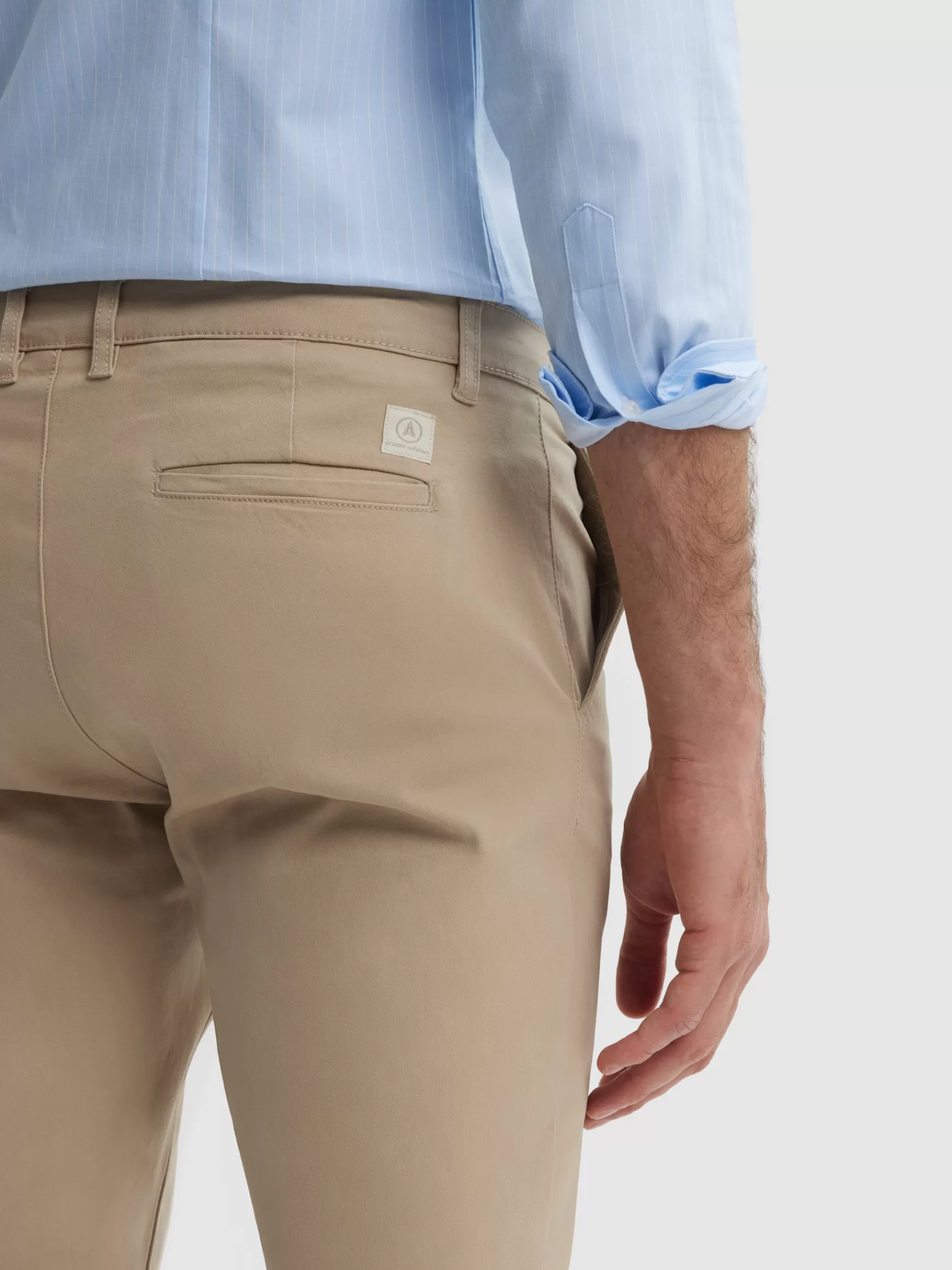 Pantaloni Uomo Alvaro Moreno - Elvis Fit Classico in Tweed con Taglio Chino e Tasca Laterale, Stile Vintage e Comodità Moderna