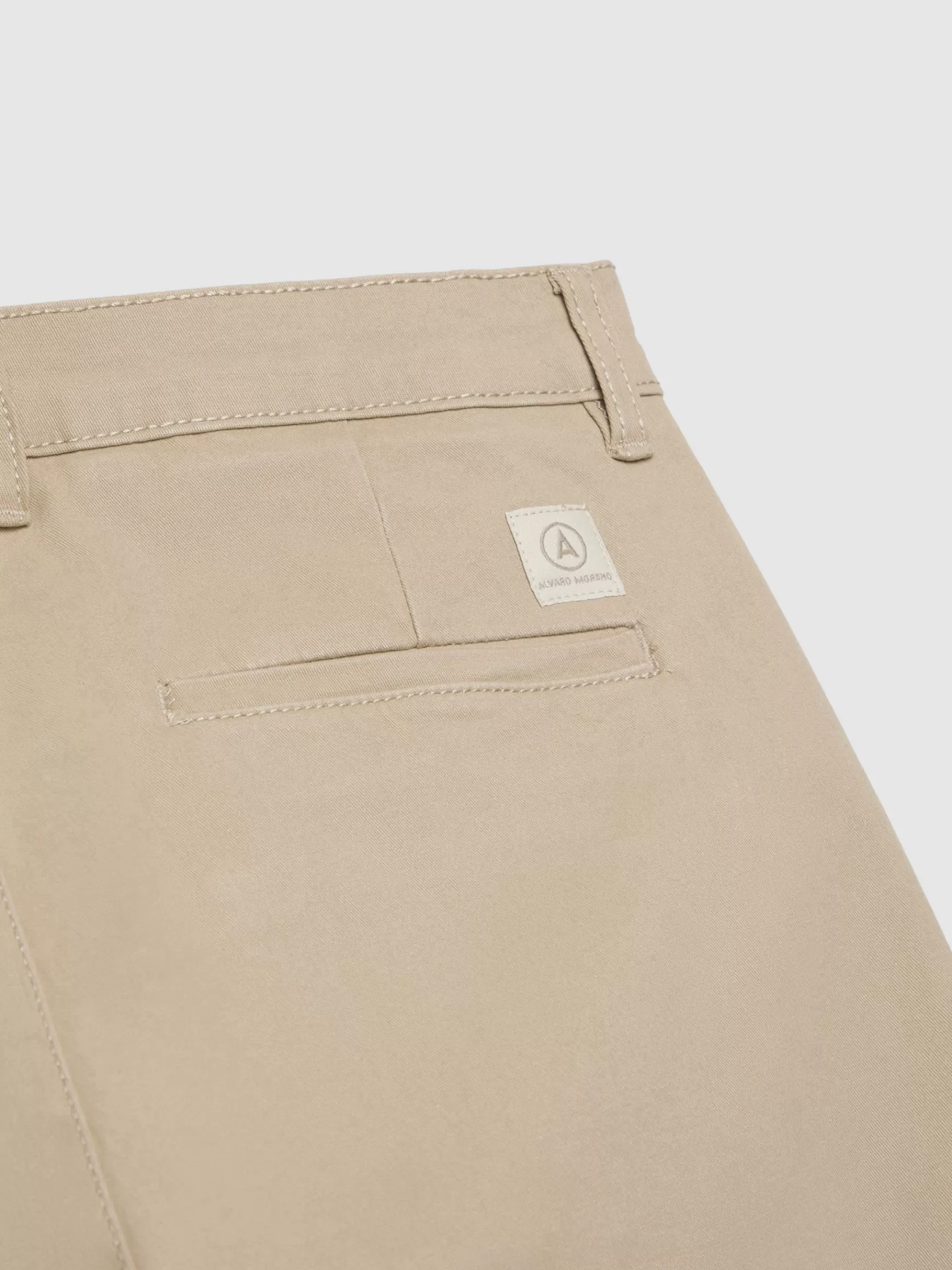 Pantaloni Uomo Alvaro Moreno - Elvis Fit Classico in Tweed con Taglio Chino e Tasca Laterale, Stile Vintage e Comodità Moderna