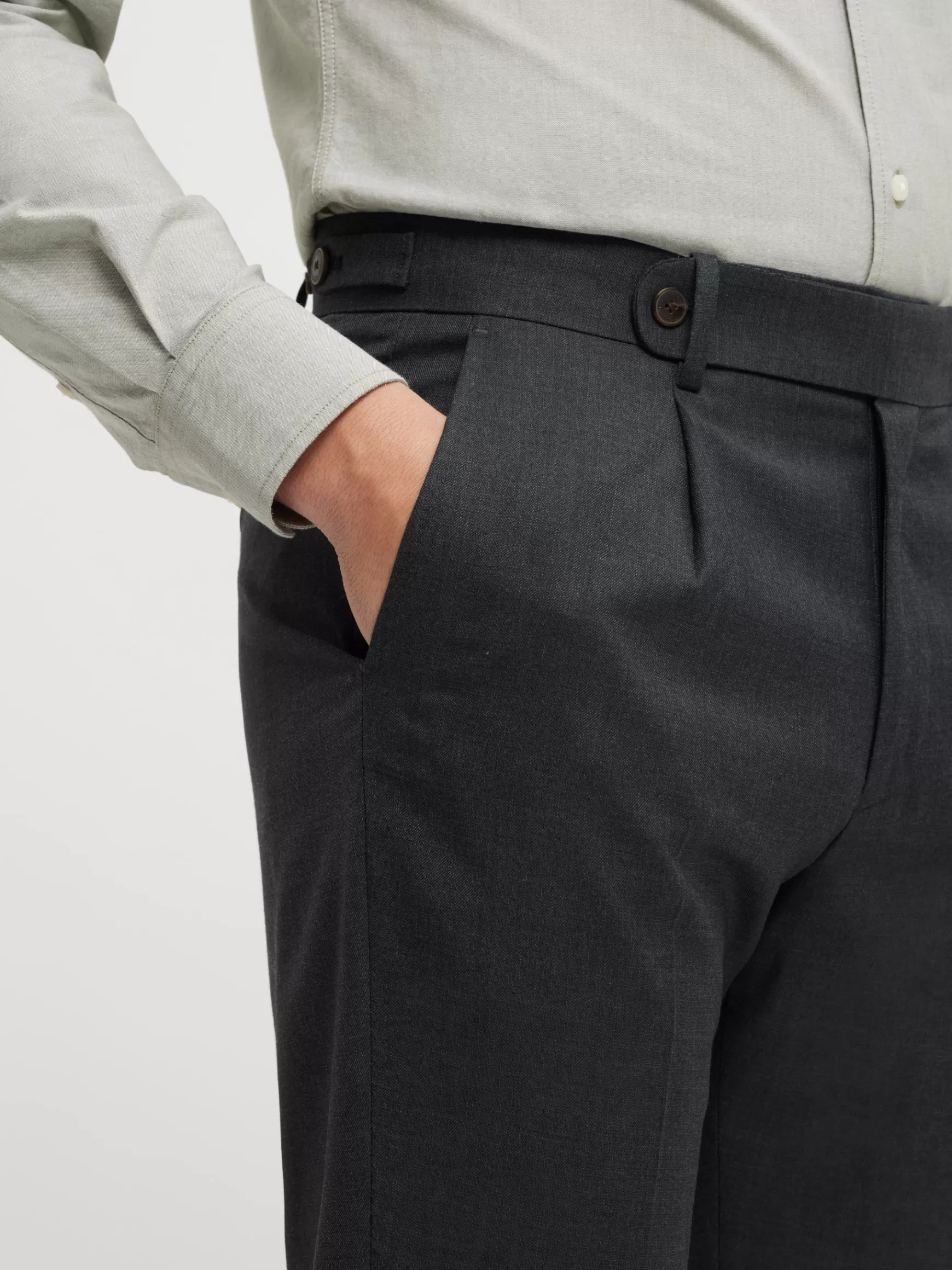 Alvaro Moreno Uomo - Pantaloni Sarto Classici Eleganti per Abbigliamento Formale, Confezionati a Mano in Tessuto Premium