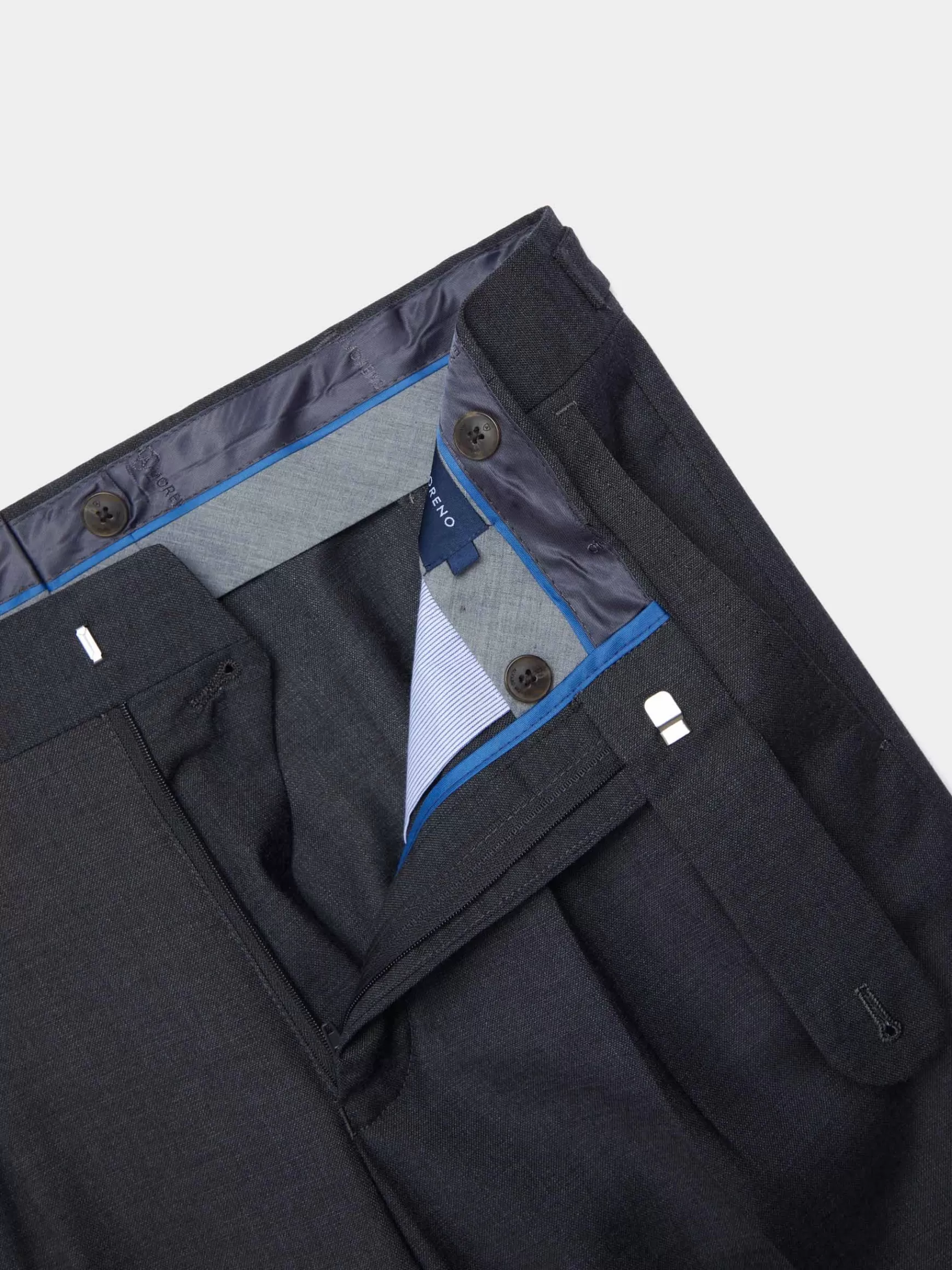 Alvaro Moreno Uomo - Pantaloni Sarto Classici Eleganti per Abbigliamento Formale, Confezionati a Mano in Tessuto Premium