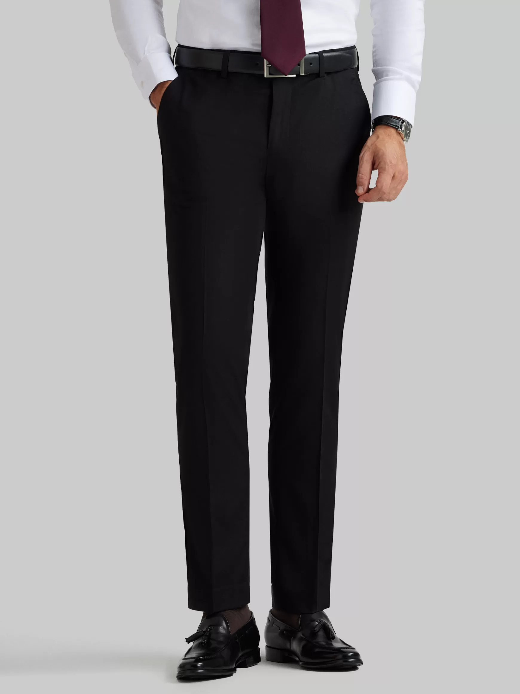 Alvaro Moreno - Completo Uomo Elegante con Pantaloni in Twill Classico