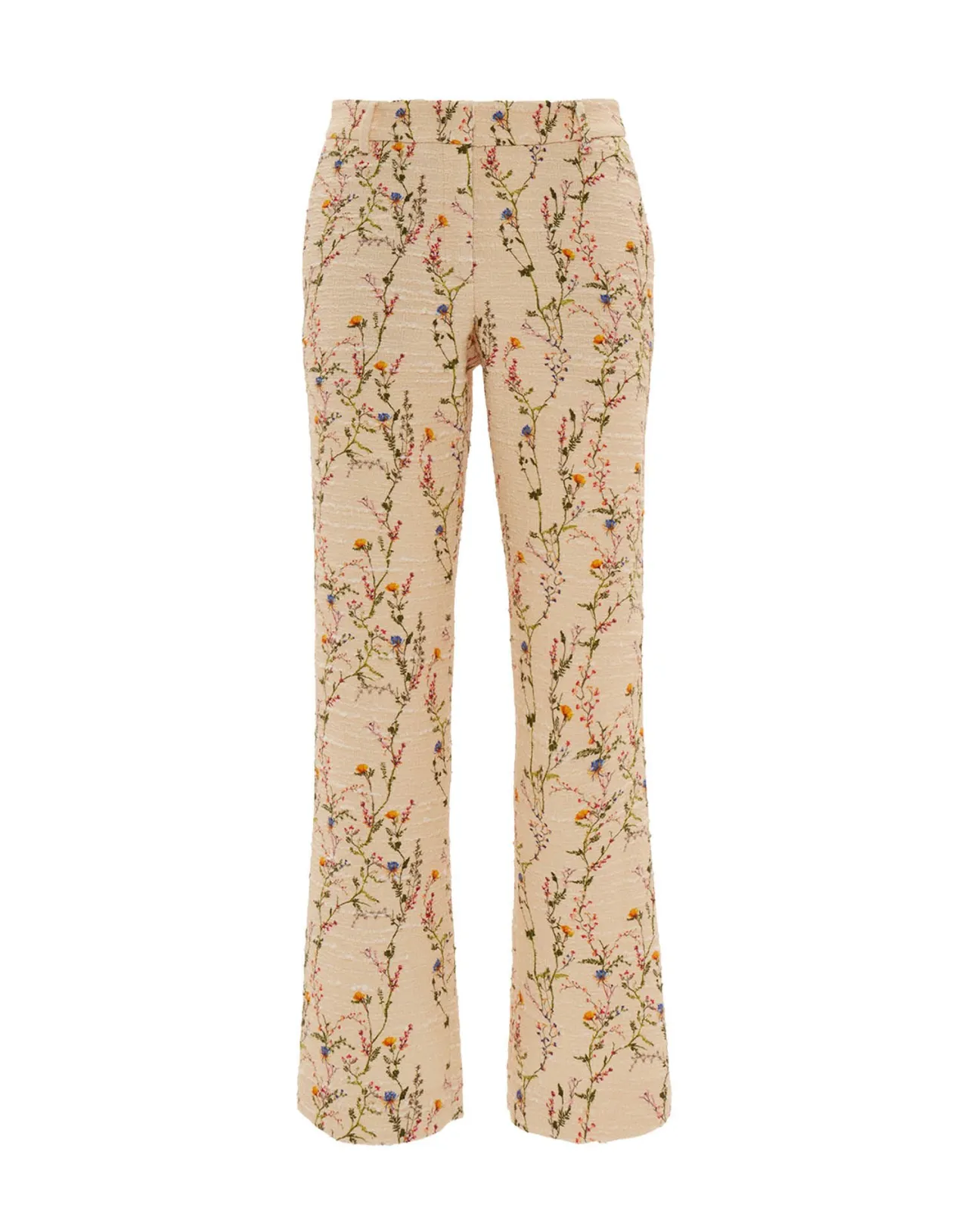 La DoubleJ: Pantaloni 24/7 Primavera in Tweed Color Crema - Modello Versatile per Tutto il Giorno
