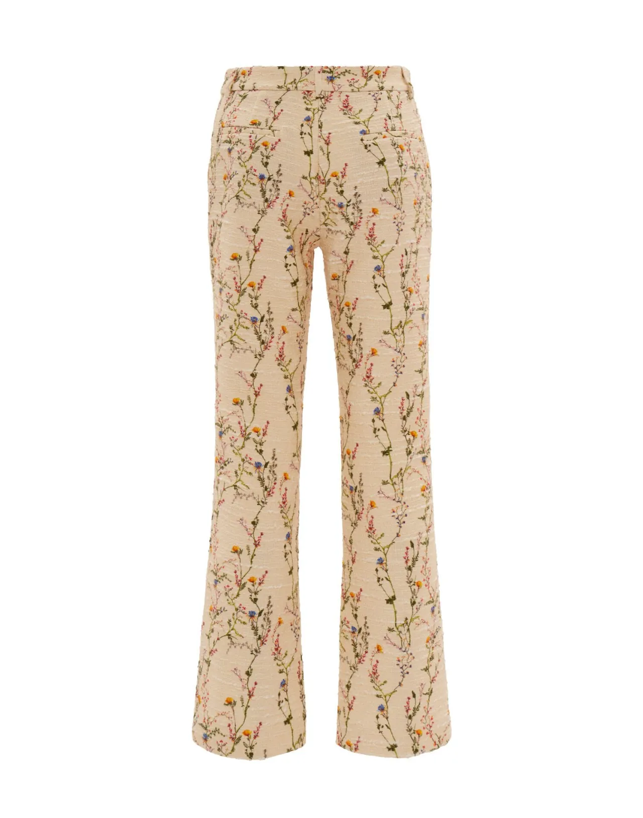 La DoubleJ: Pantaloni 24/7 Primavera in Tweed Color Crema - Modello Versatile per Tutto il Giorno