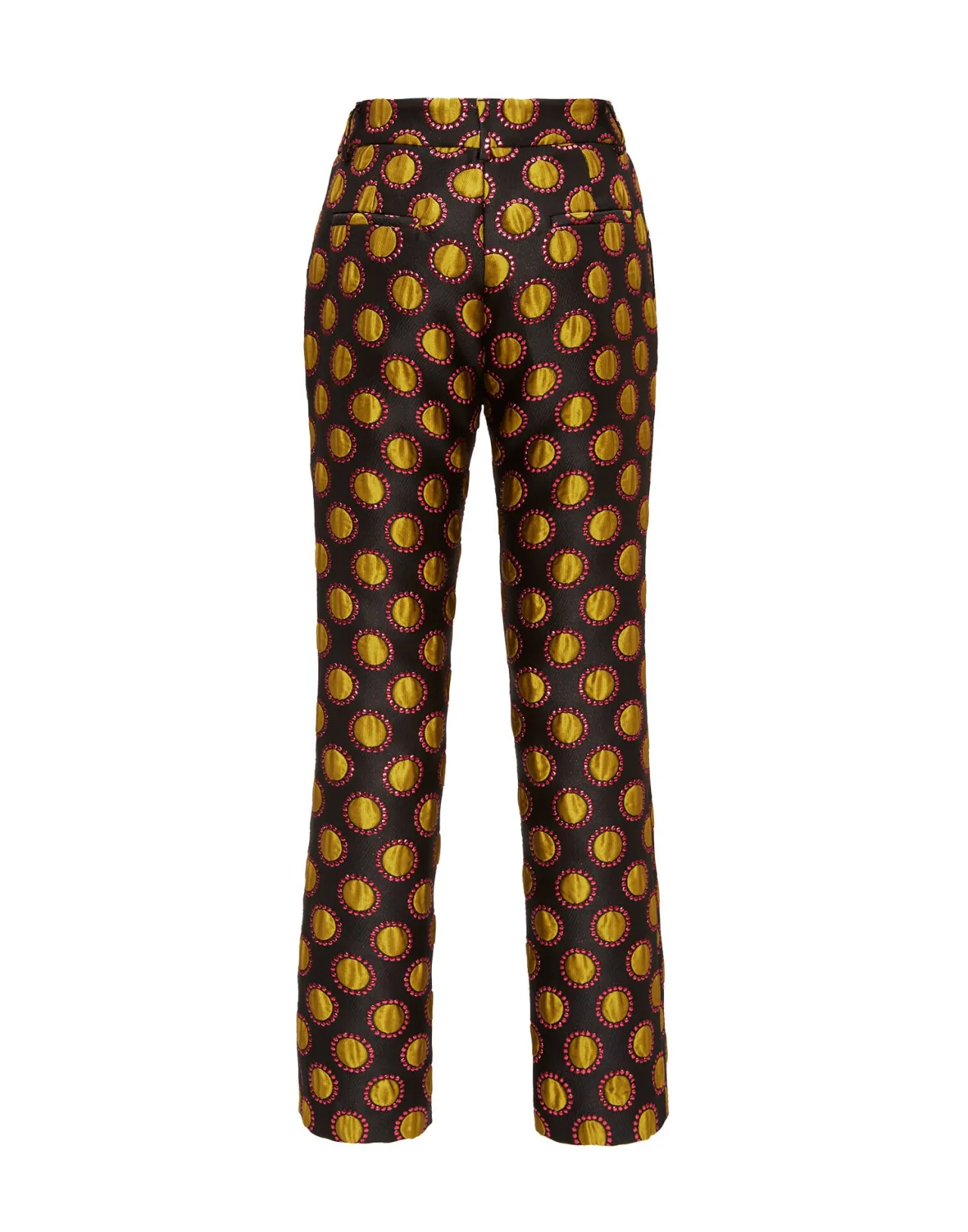 Pantaloni Jacquard La DoubleJ 24/7 - Nero Notte Invernale con Tocco Solare