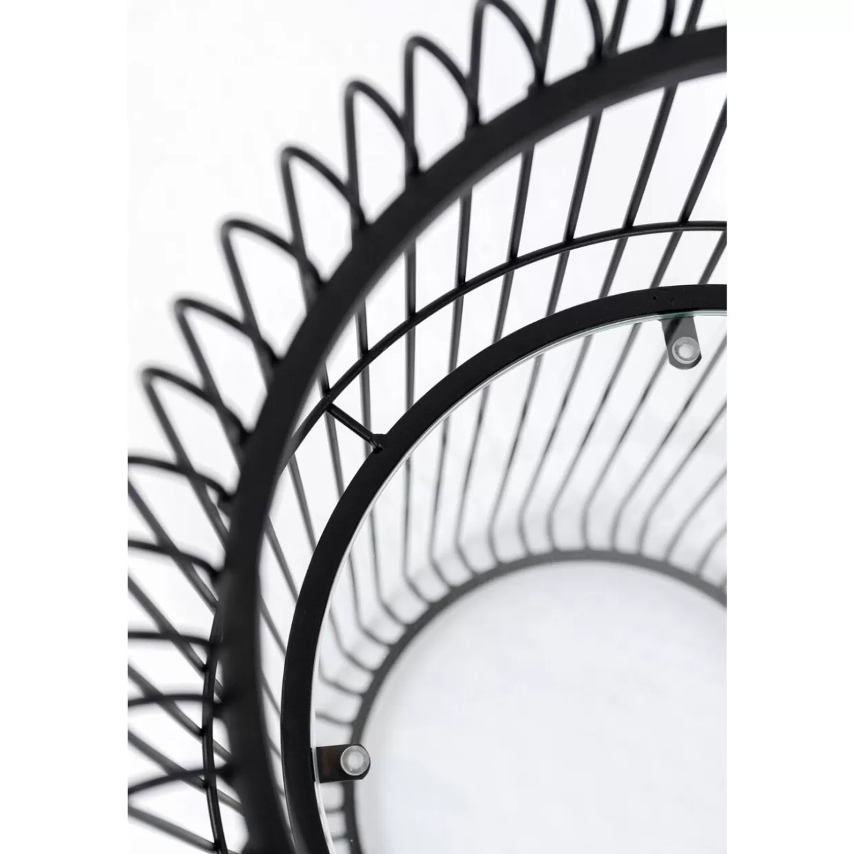 Portapiante in filo metallico nero KARE - Supporto moderno per piante alte 70 cm, ideale per organizzare spazi con stile