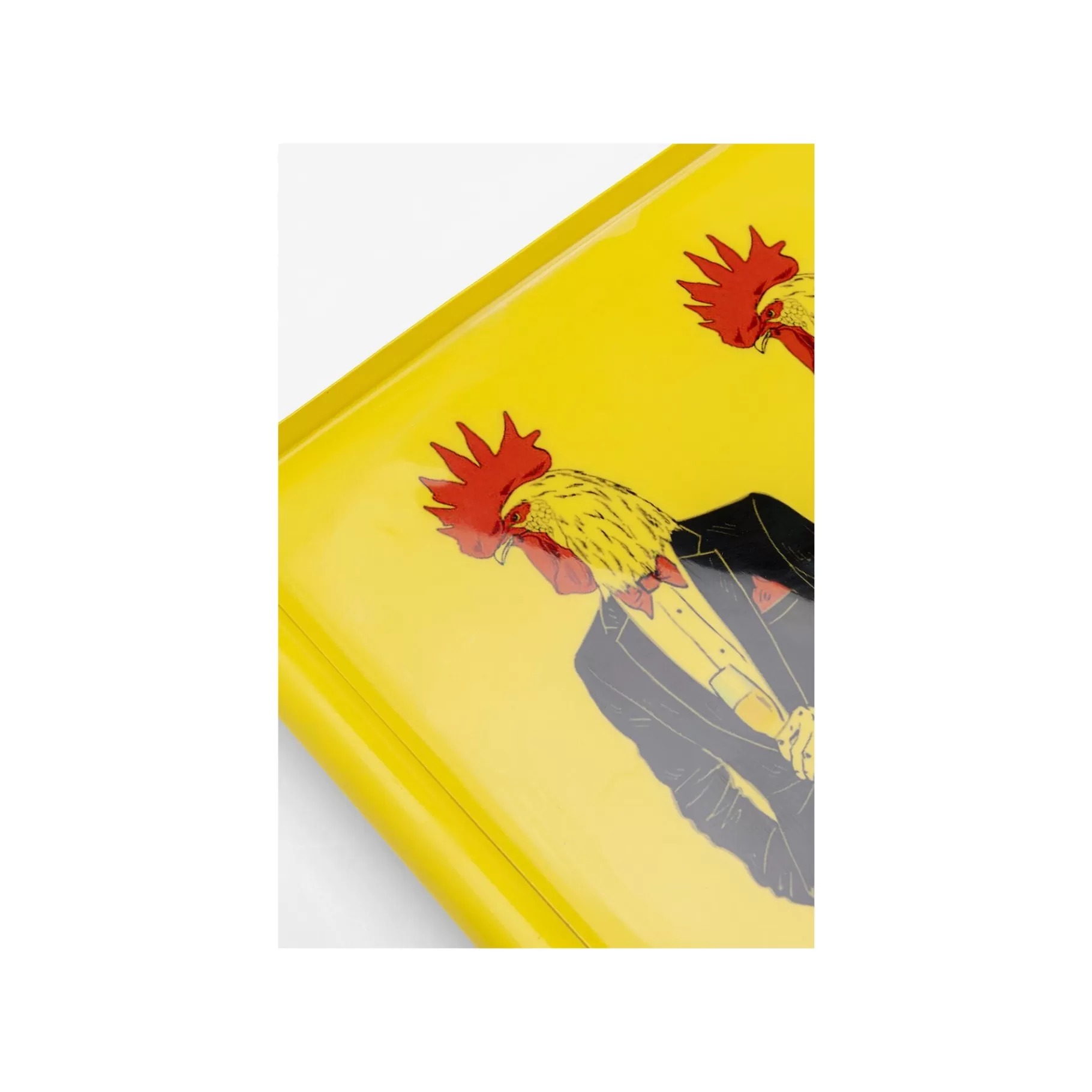 Shop Plateau Ego Jaune Coq Costume   Vaisselle