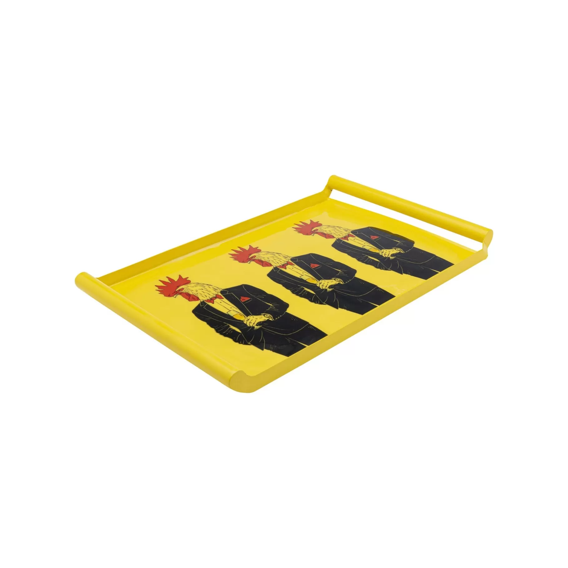 Shop Plateau Ego Jaune Coq Costume   Vaisselle