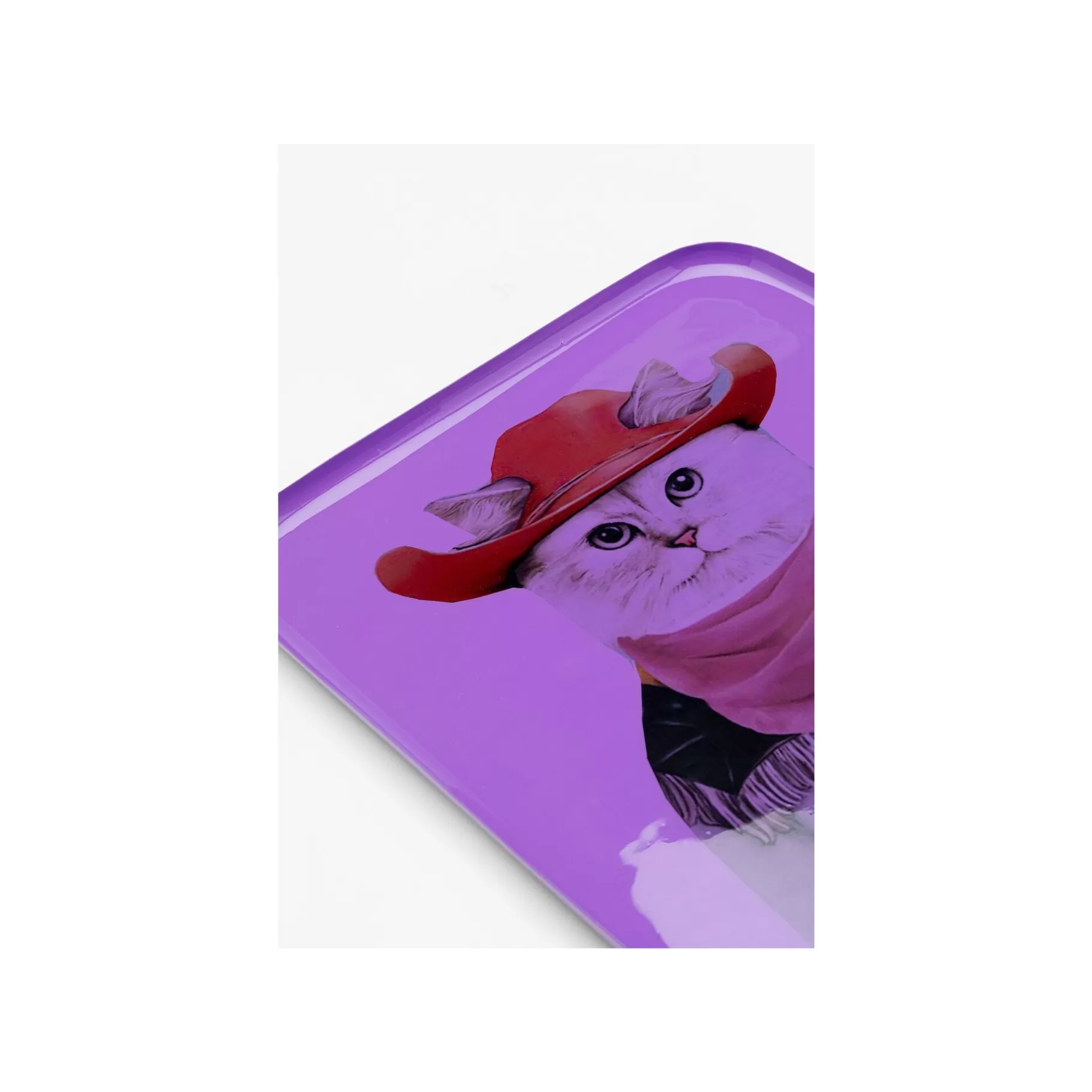 Shop Plateau Ego Violet Chat Cowboy   Vaisselle