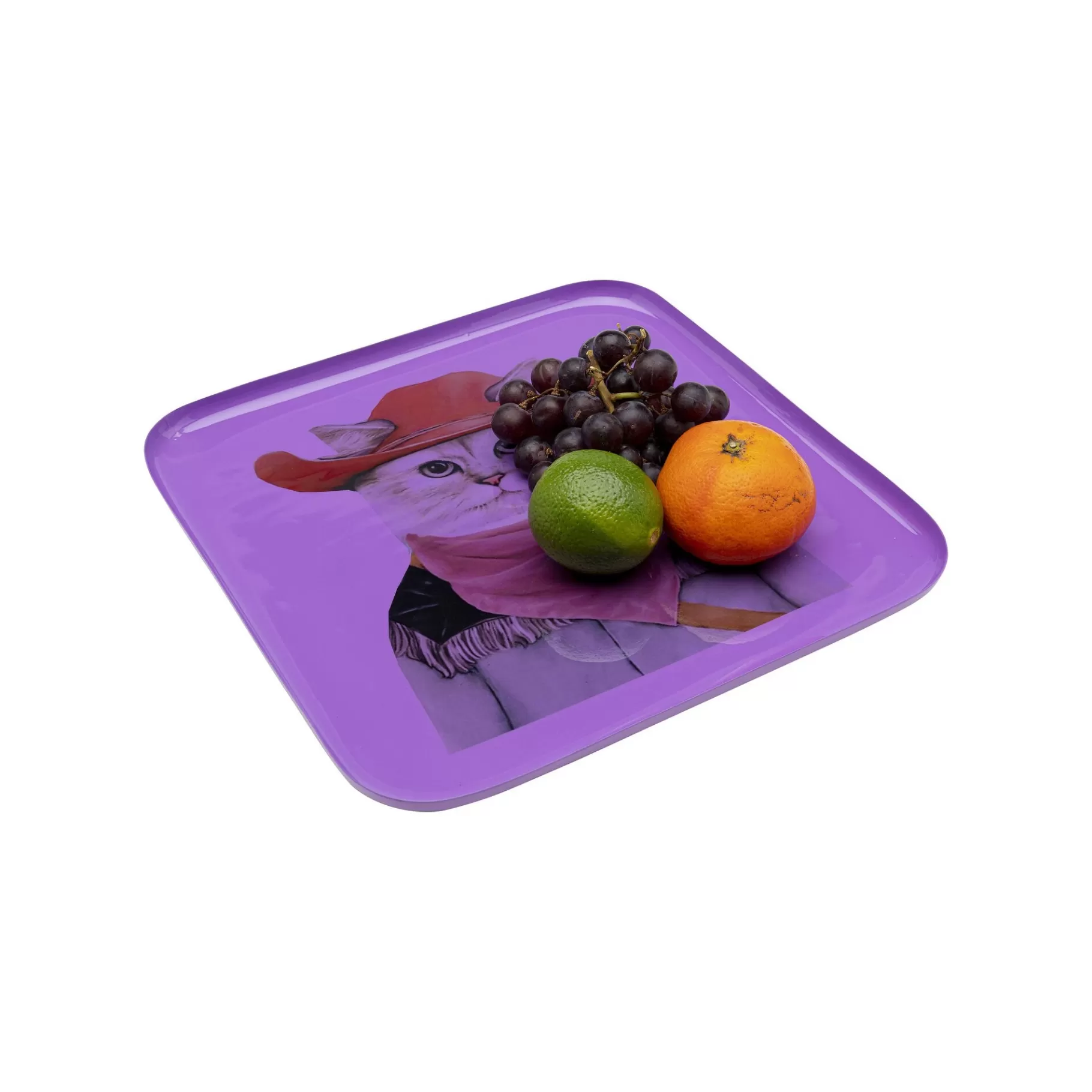 Shop Plateau Ego Violet Chat Cowboy   Vaisselle