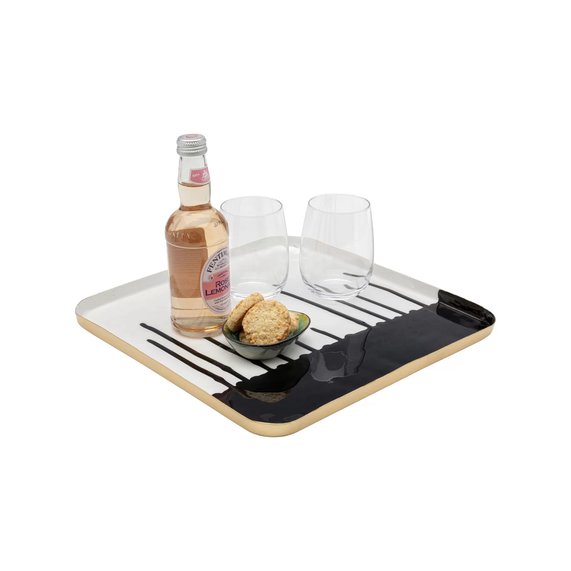 Cheap Plateau Macchie Noir Et Blanc   Vaisselle