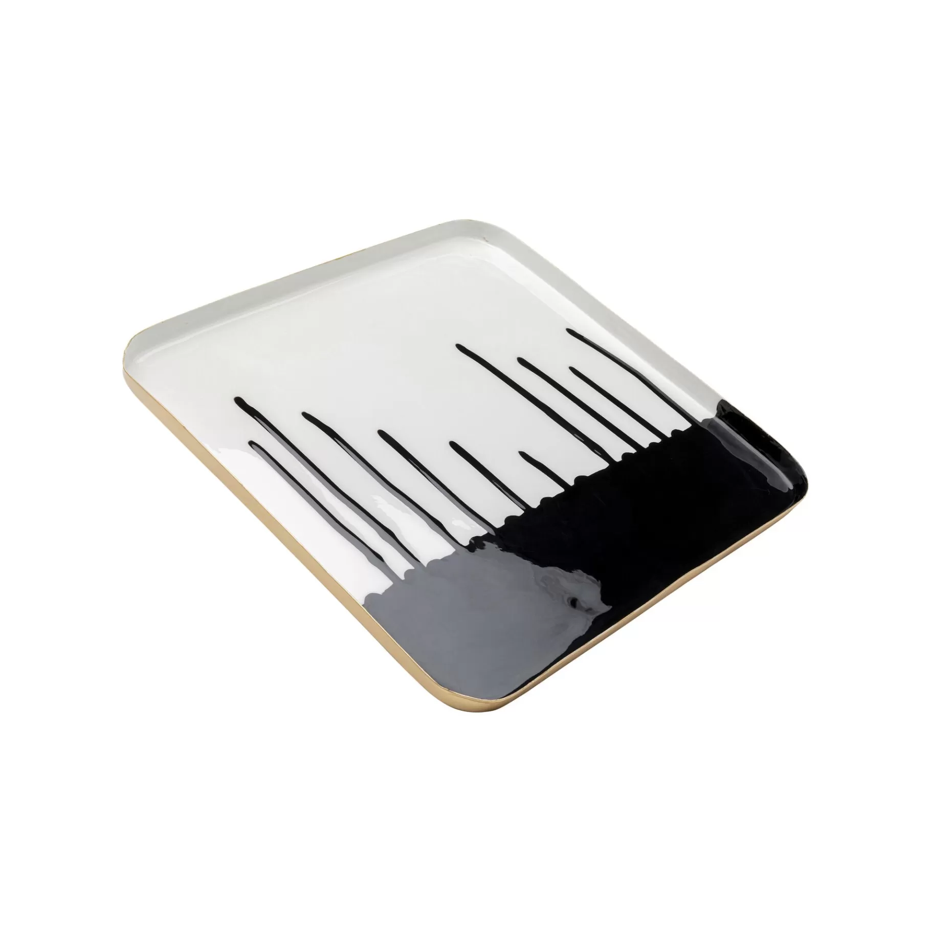 Cheap Plateau Macchie Noir Et Blanc   Vaisselle