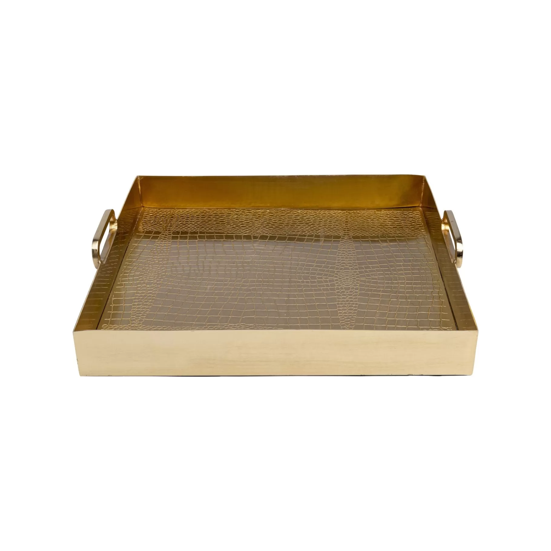 Store Plateau Serpent Doré 42x41cm   Vaisselle