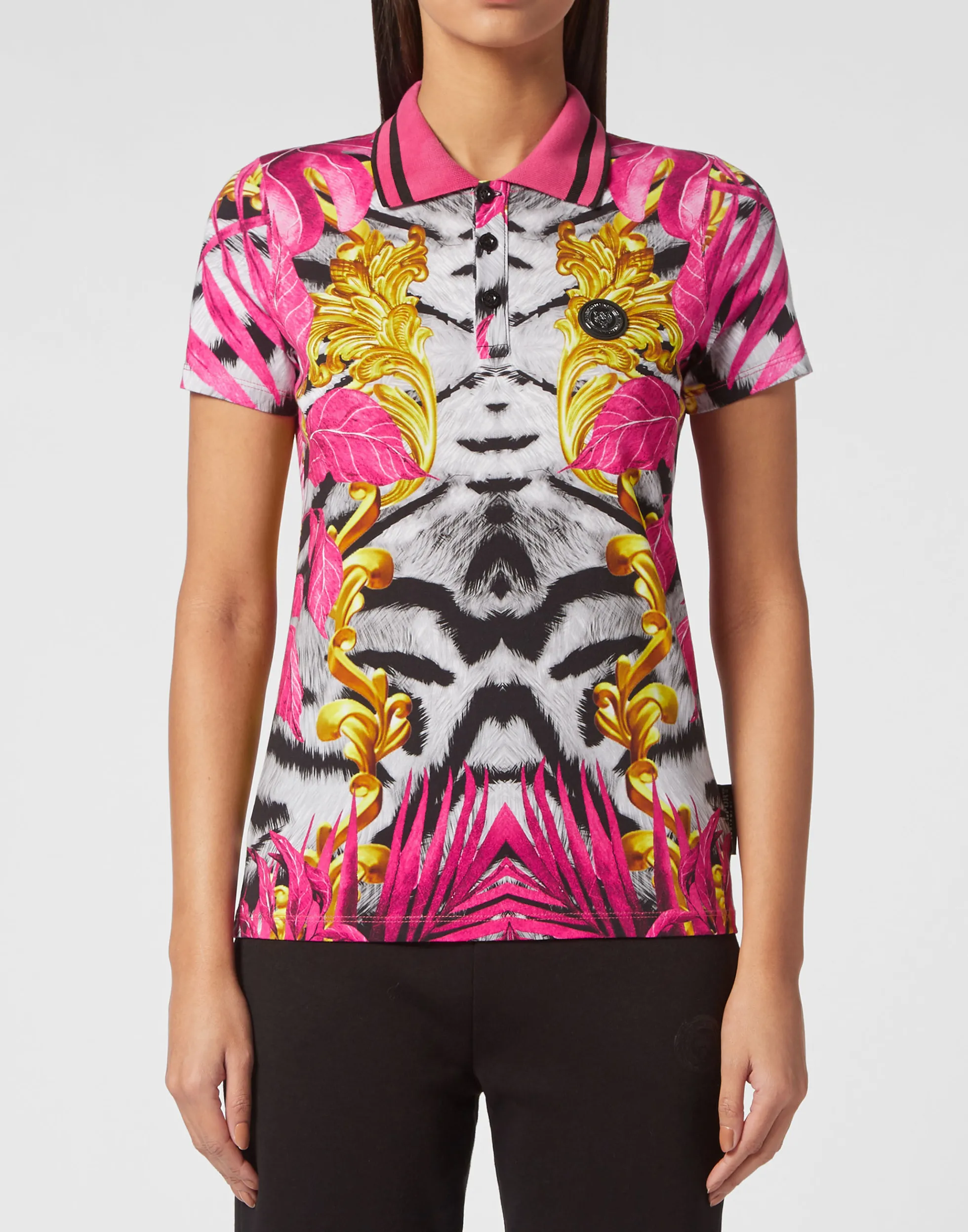 Donna Maglia Polo Sportiva Estate 2024 - Top Casual Manica Corta in Tessuto Tecnico per Attività All'aperto