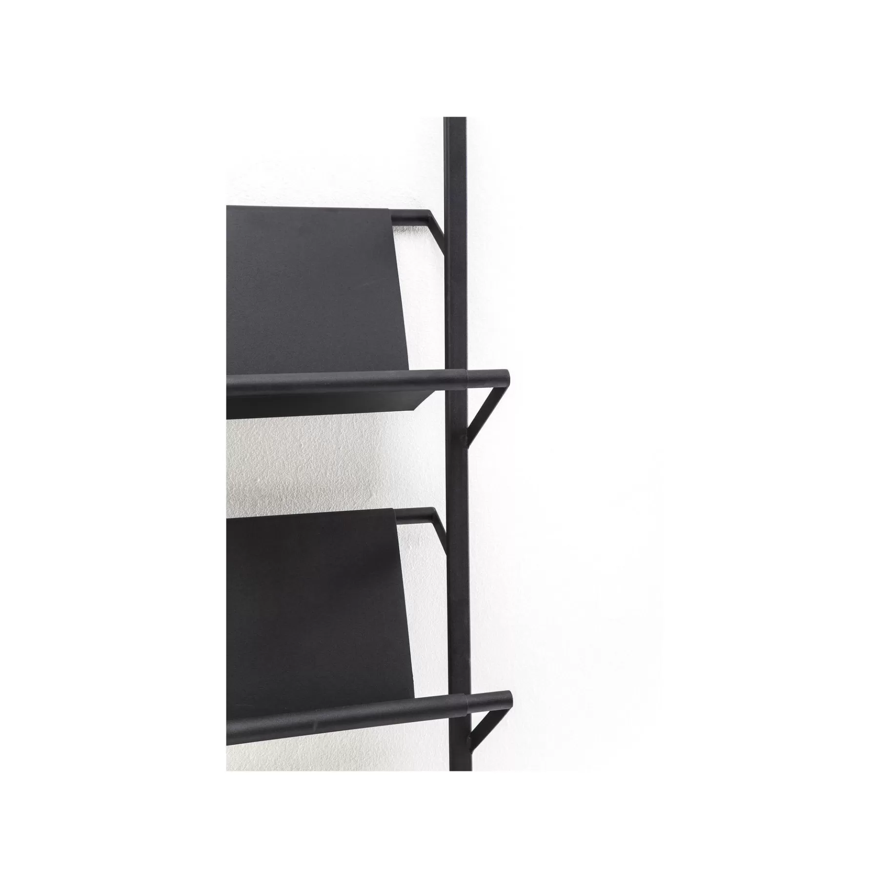 Libreria Moderna in Nero, 174 cm - Scaffale Decorativo Economico per Cataloghi e Libri