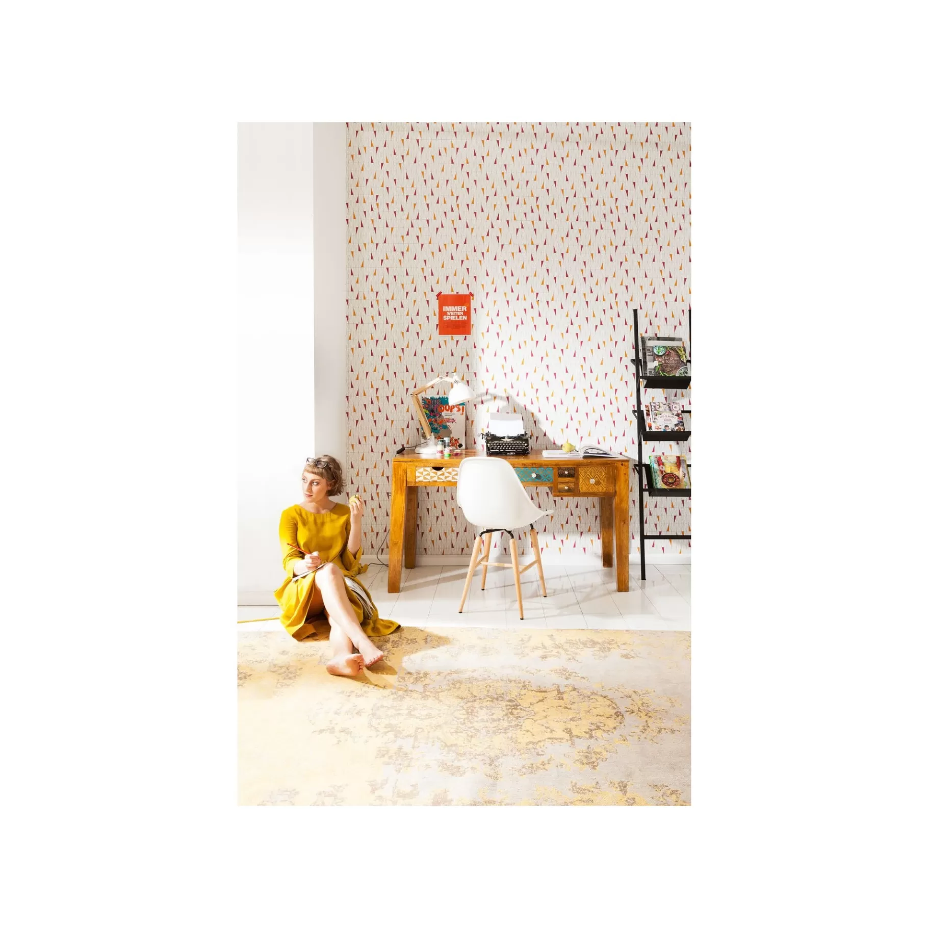 Libreria Moderna in Nero, 174 cm - Scaffale Decorativo Economico per Cataloghi e Libri