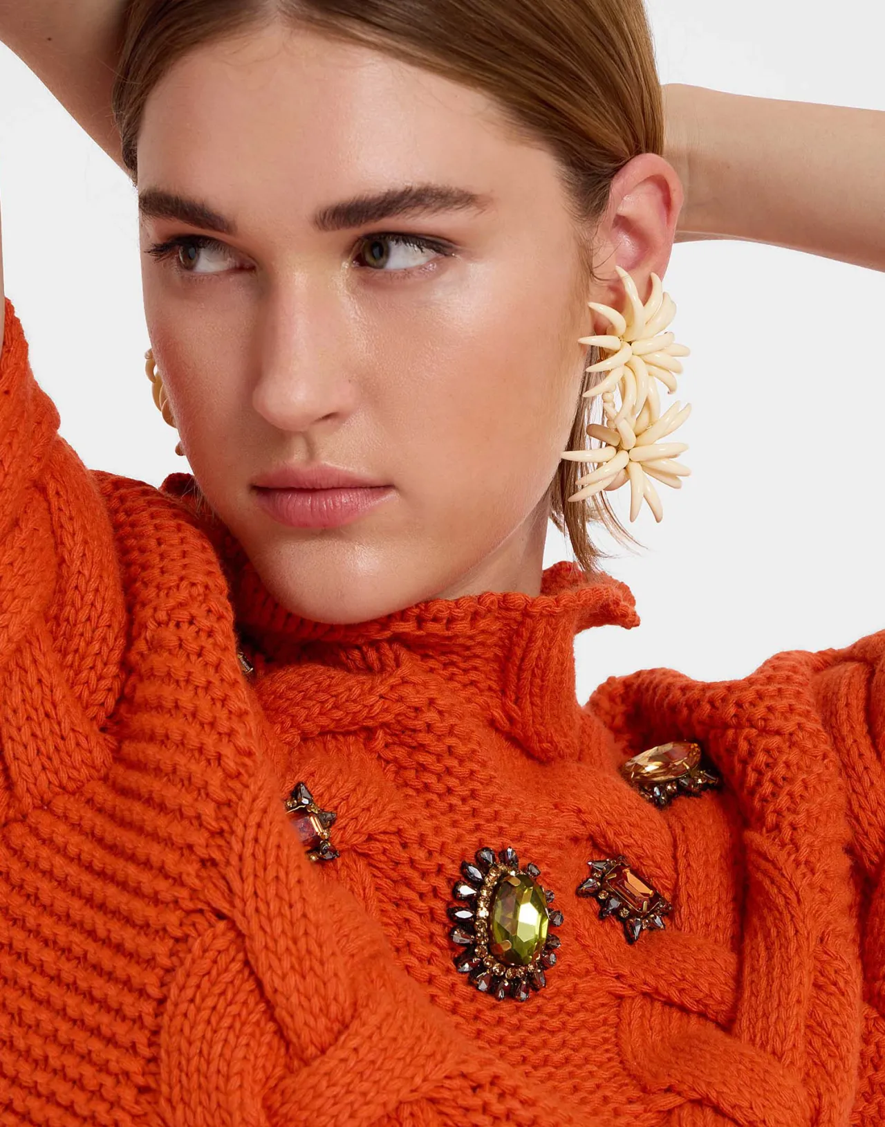 Maglia Ritratto La DoubleJ in Lana Spessa - Offerta Speciale Rust con Tessuto Resistente, Edizione Limitata Autunnale