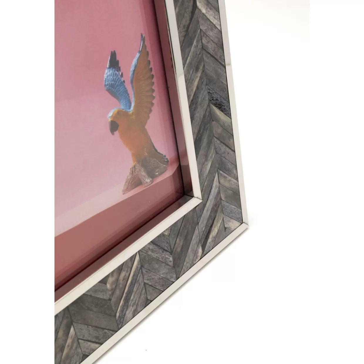 Cornice Decorativa Moderna Grigio Chevron - Formato 20x25 cm, Idee Regalo & Arredamento by KARE Design