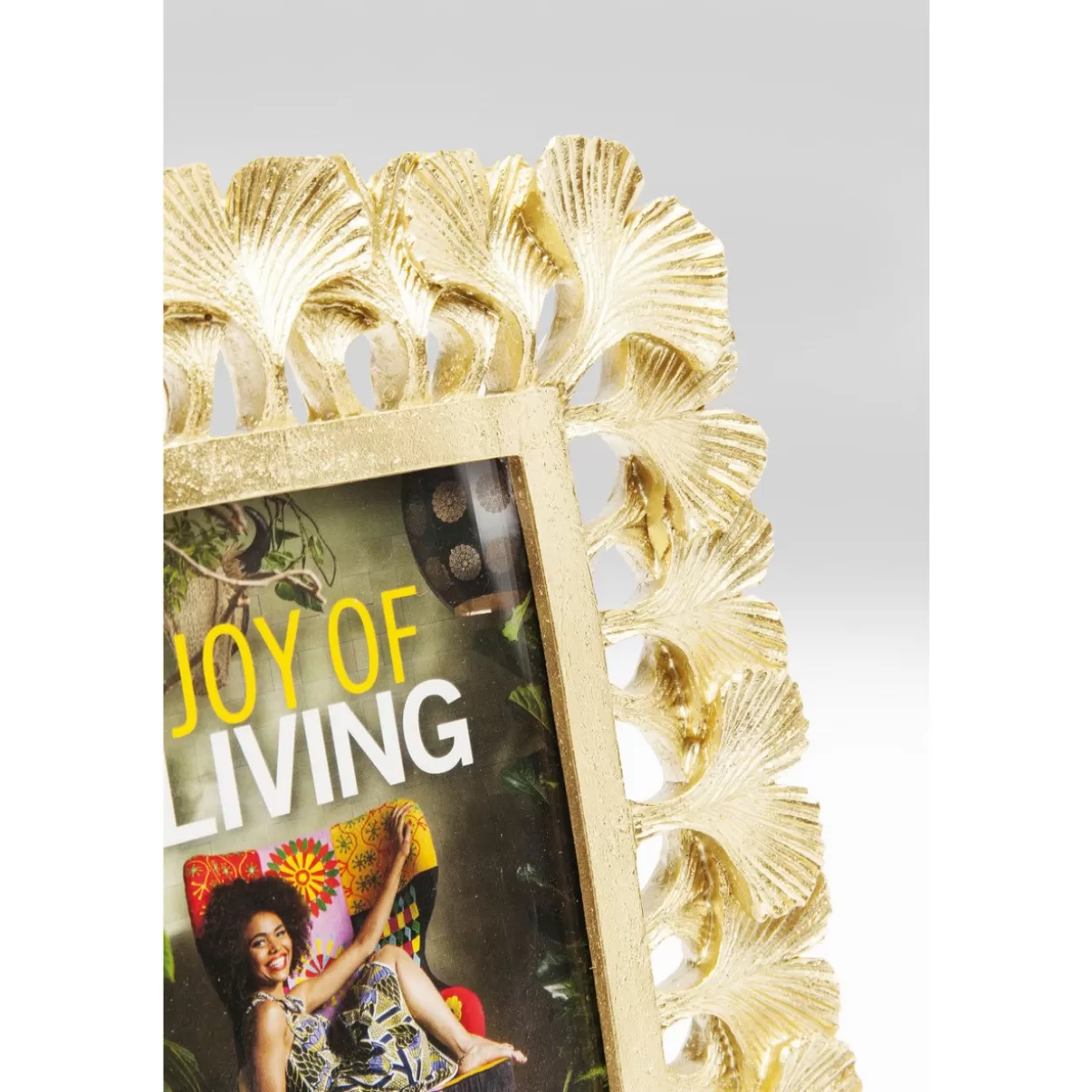 KARE Design - Cornice Decorativa Foglia di Ginkgo 10x15 cm - Accessori per Arredamento e Regali Originali