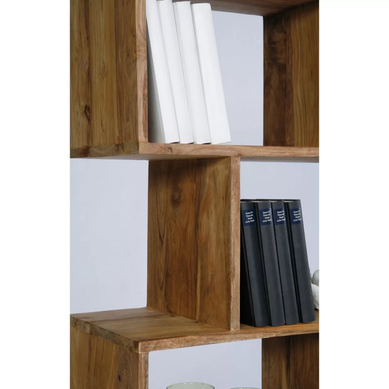 KARE Design Scaffale Autentico | Linee Zig-Zag Originali 150 cm - Creazione Artigianale Contemporanea