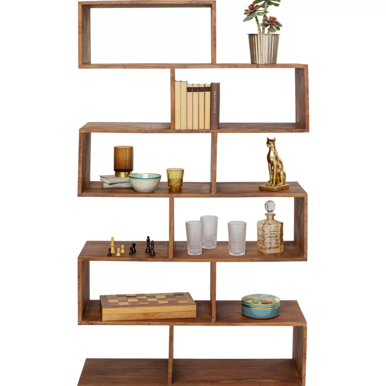 KARE Design - Scaffale Autentico con Zigzag Elegante 180x100 cm