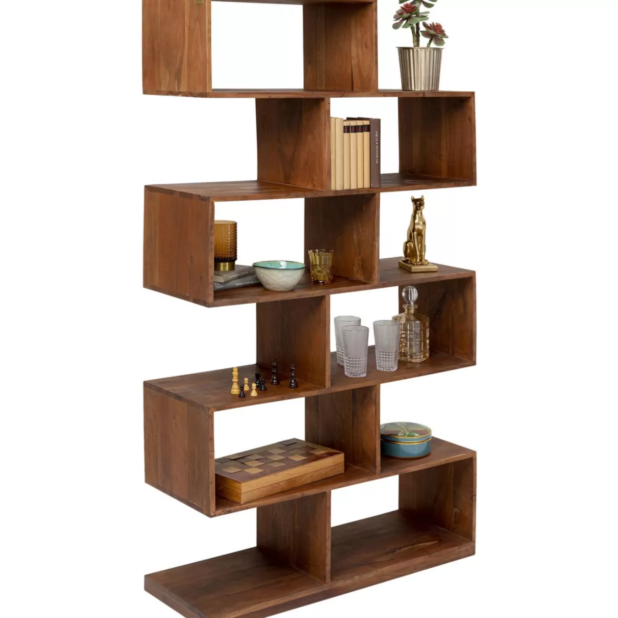 KARE Design - Scaffale Autentico con Zigzag Elegante 180x100 cm