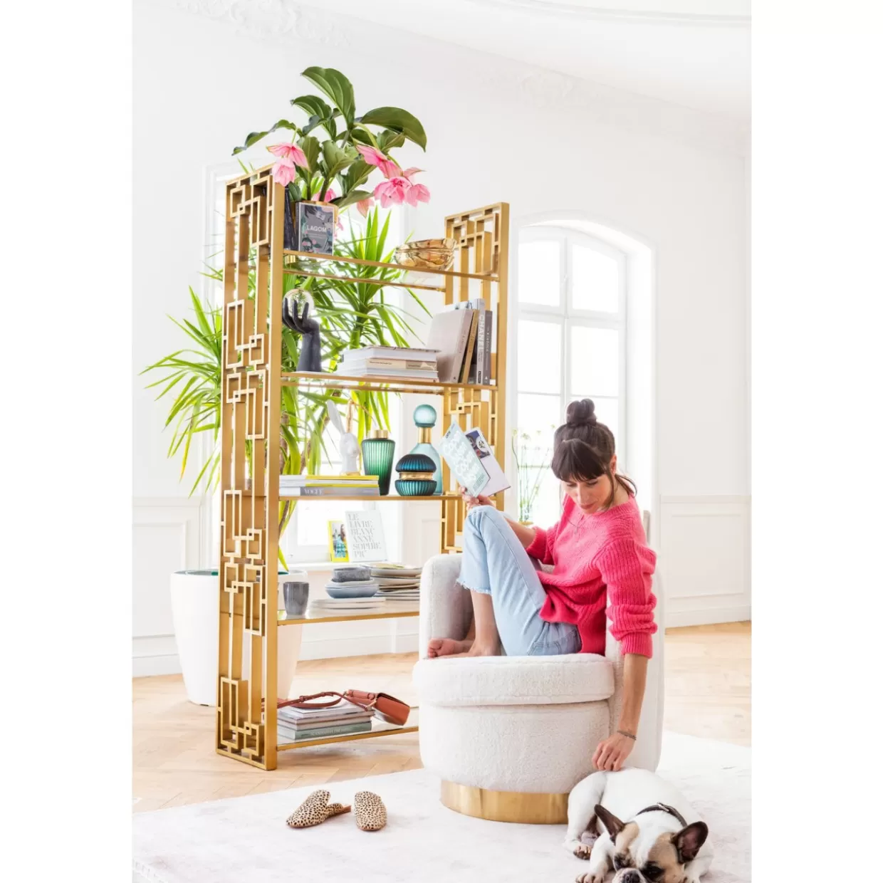 Libreria Elegante Boulevard 100 Centimetri - Design Moderno KARE

，