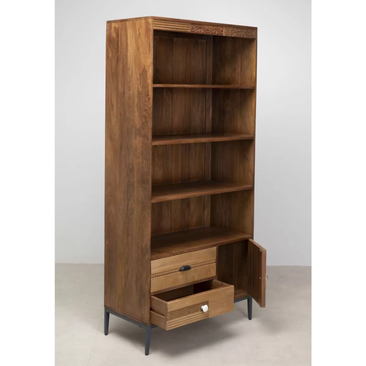 KARE Design - Libreria Elegante Modello James, Dimensioni 85x184 cm per Arredamento Moderno