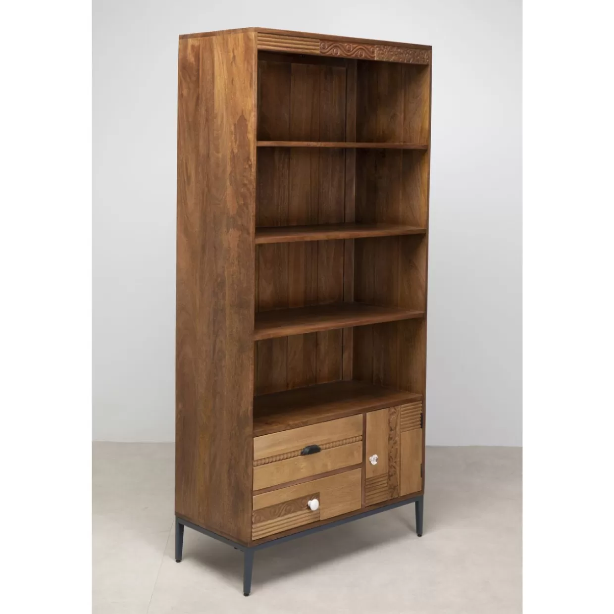 KARE Design - Libreria Elegante Modello James, Dimensioni 85x184 cm per Arredamento Moderno
