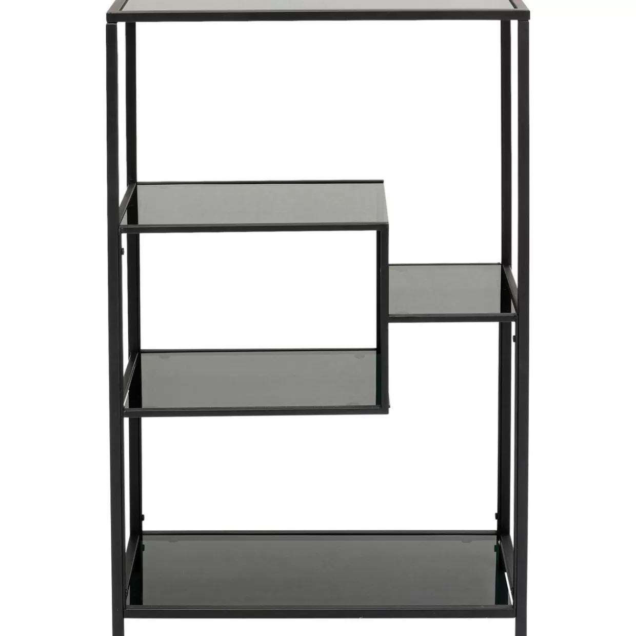 KARE Design Scaffale Loft Moderno - Libreria Industriale Nero 100x60 cm