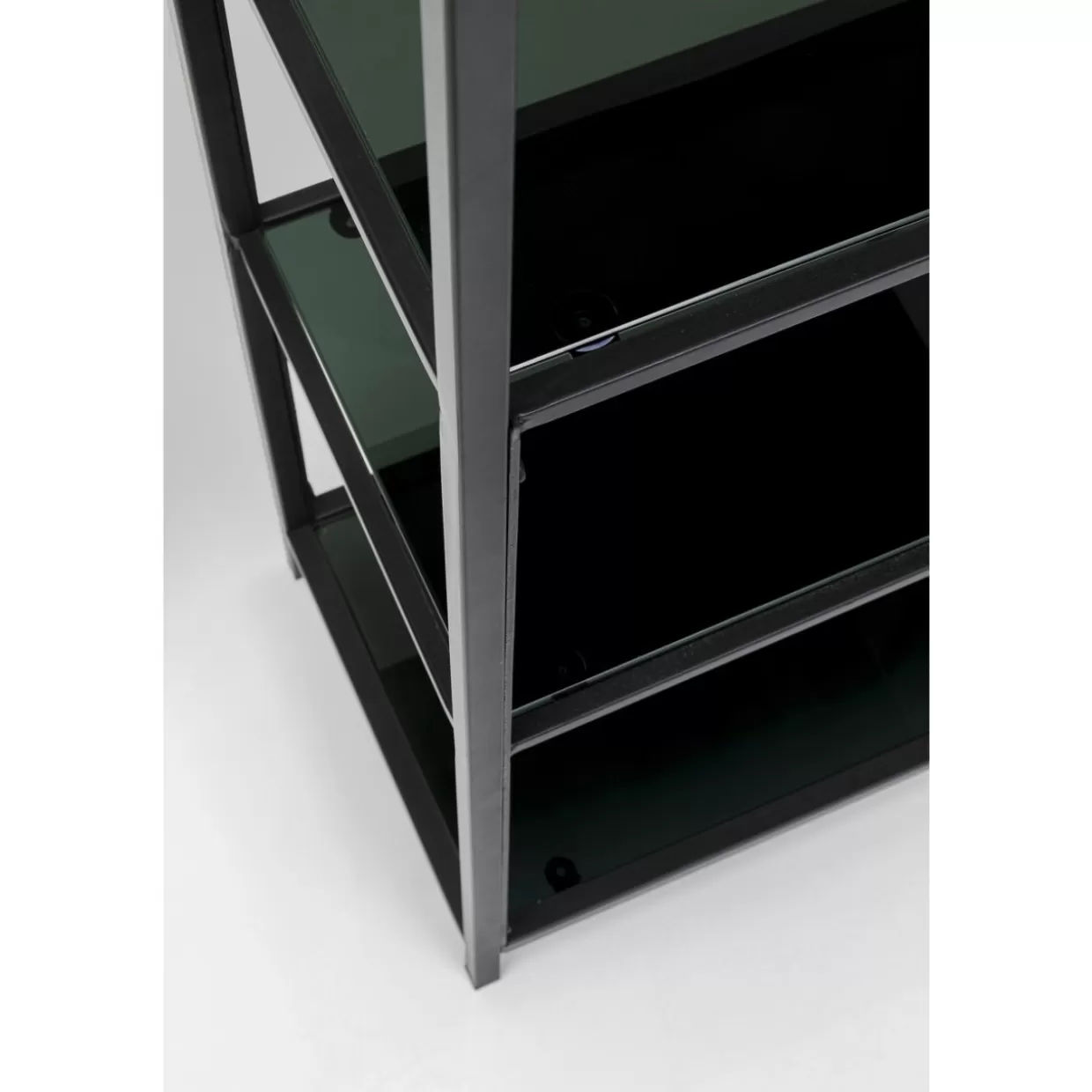 KARE Design Scaffale Loft Moderno - Libreria Industriale Nero 100x60 cm
