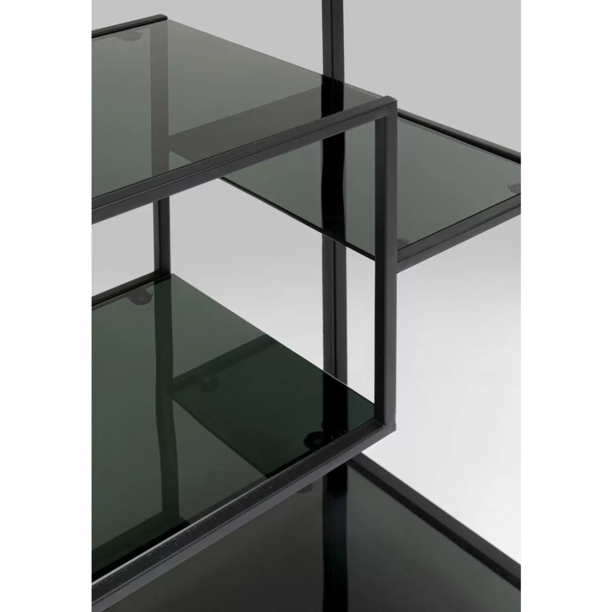 KARE Design Scaffale Loft Moderno - Libreria Industriale Nero 100x60 cm