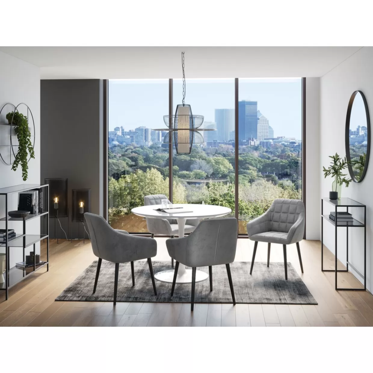 KARE Design Scaffale Loft Moderno - Libreria Industriale Nero 100x60 cm