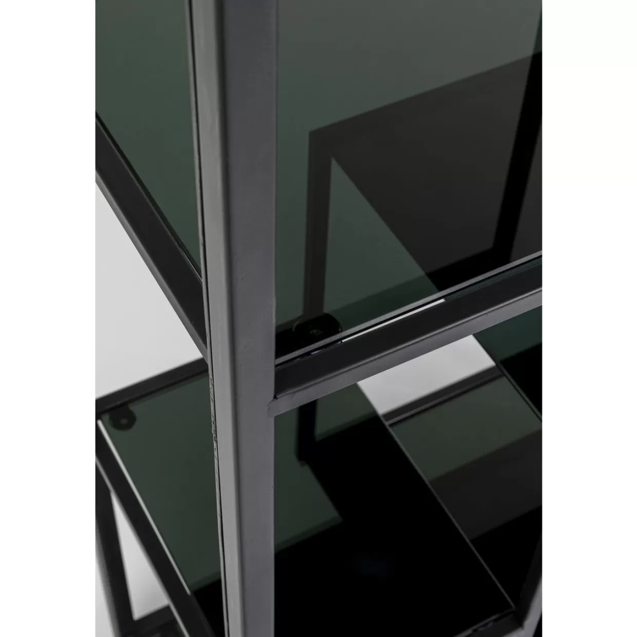 KARE Libreria Moderna Loft Style, Design Industriale in Nero con Misure 195x60 cm