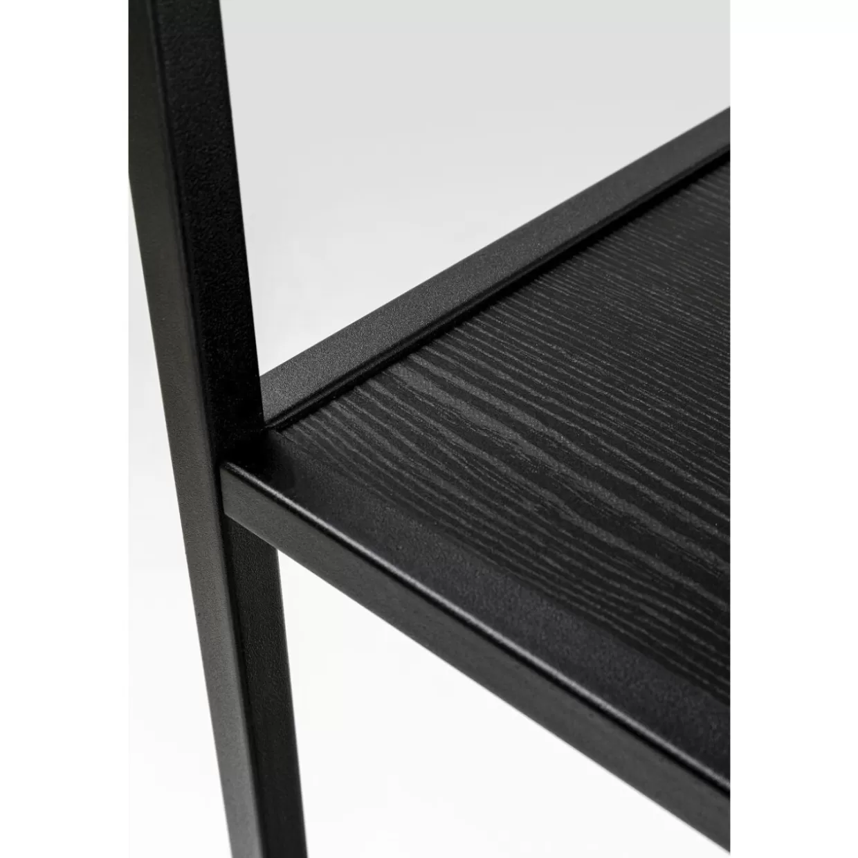 KARE Design Scaffalatura Modulare Loft Style - Libreria Industriale Nero Opaco, Misure 77x185 cm per Ambienti Industriali