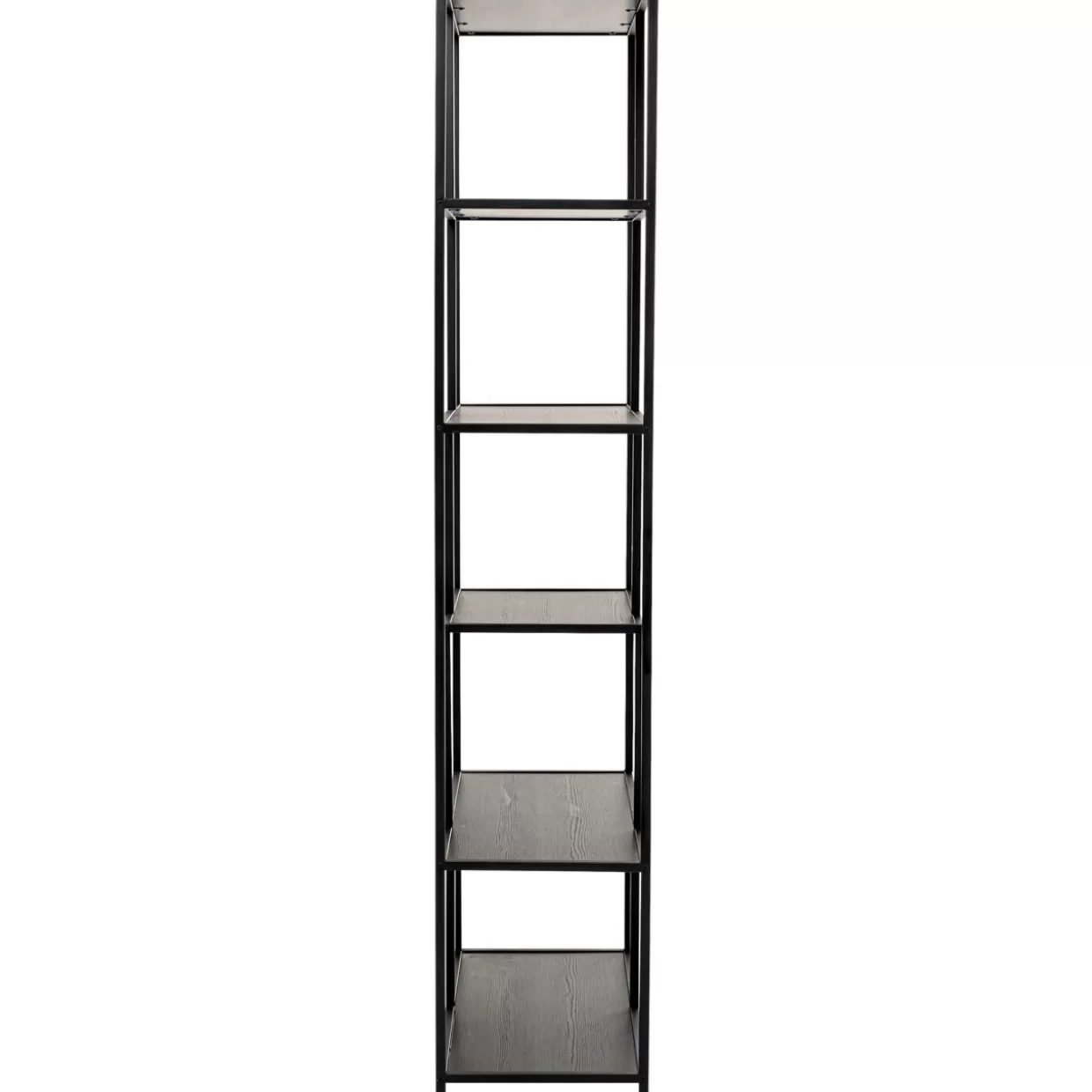 KARE Design Scaffalatura Modulare Loft Style - Libreria Industriale Nero Opaco, Misure 77x185 cm per Ambienti Industriali