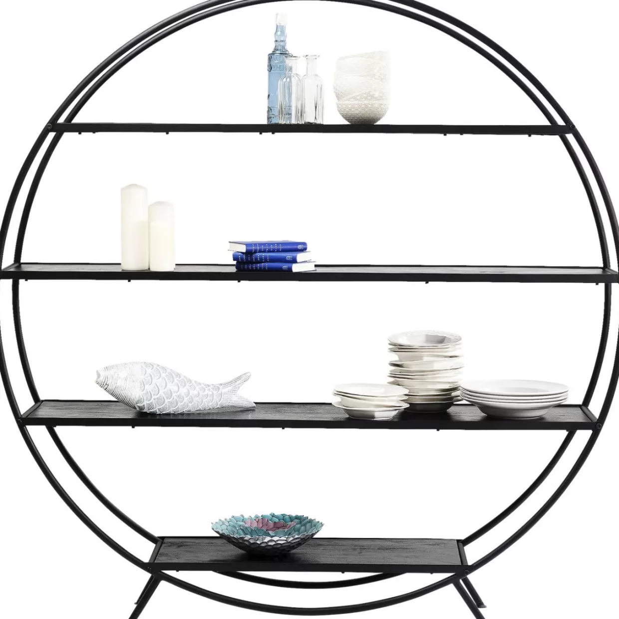 KARE Design Scaffale Rotondo Mason - Linea Regale per Arredamento Moderno