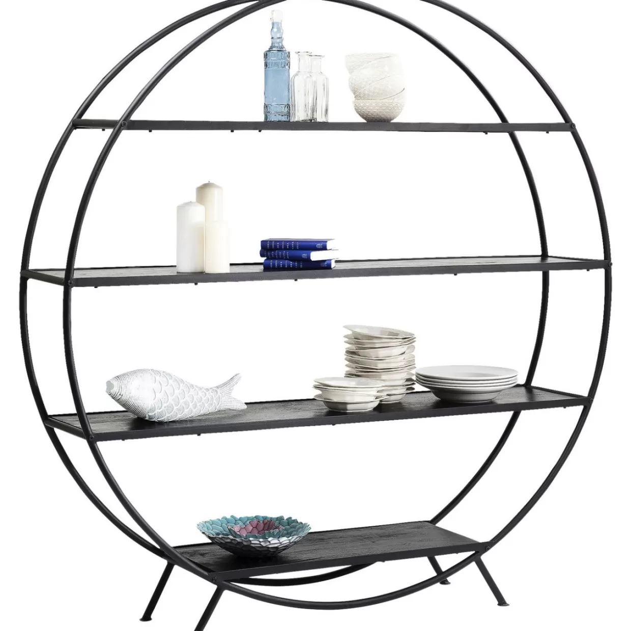 KARE Design Scaffale Rotondo Mason - Linea Regale per Arredamento Moderno