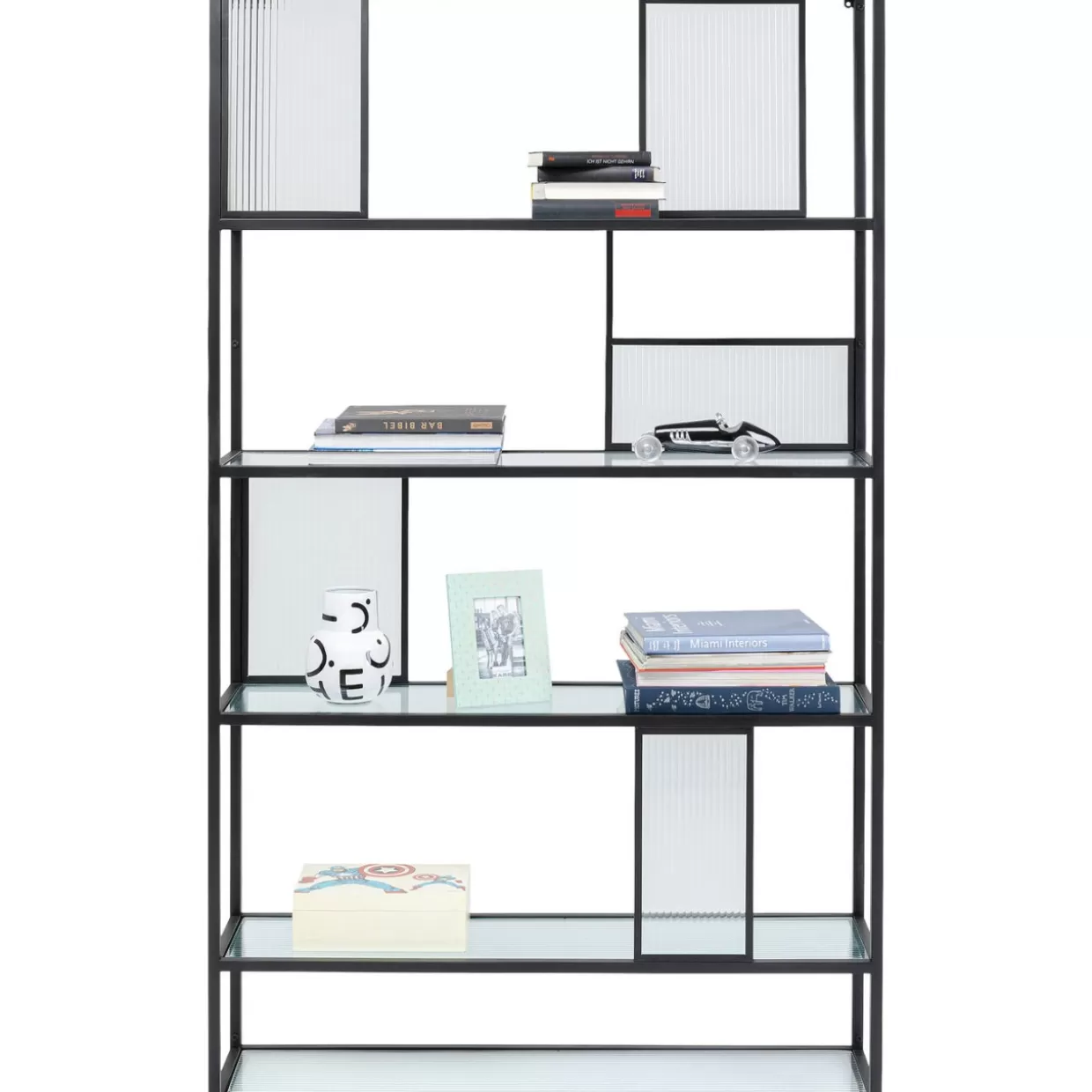 KARE Design - Libreria Modulabile Skyler con Stile Avanguardistico, 115x185 cm per Ambienti Contemporanei