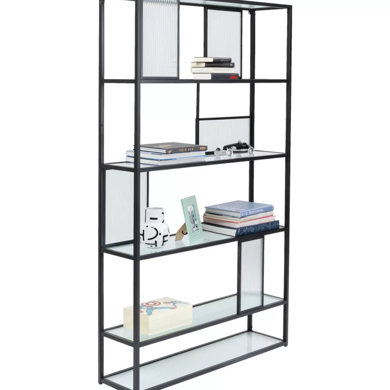 KARE Design - Libreria Modulabile Skyler con Stile Avanguardistico, 115x185 cm per Ambienti Contemporanei