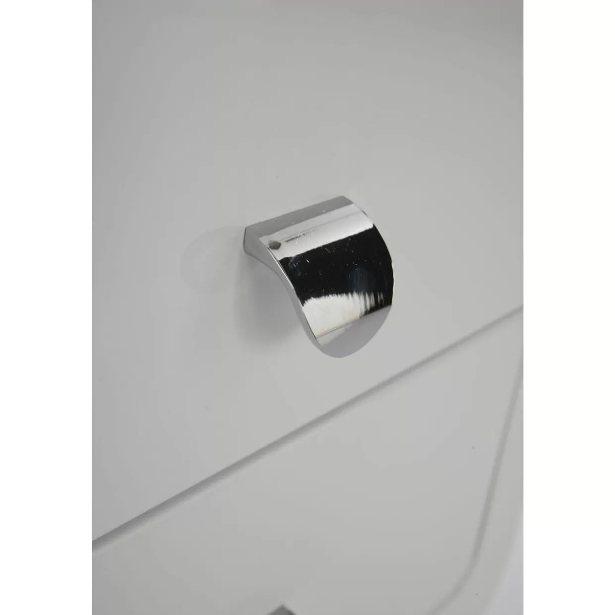 Cassettiera Moderna White Club con 3 Ante · Credenza Design KARE · Set Mobili Multifunzione con Rotelle Bianco Lucido