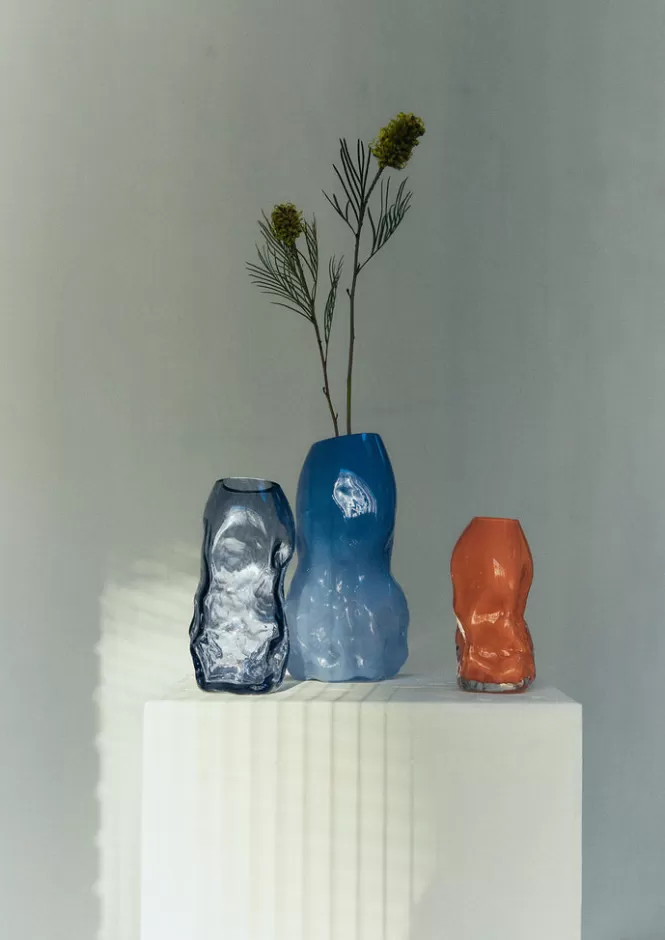 Vasi Decorativi in Vetro con Design Unico | Rosie Stonham Collezione Piccoli Complementi | Modello Membrana più Richiesto