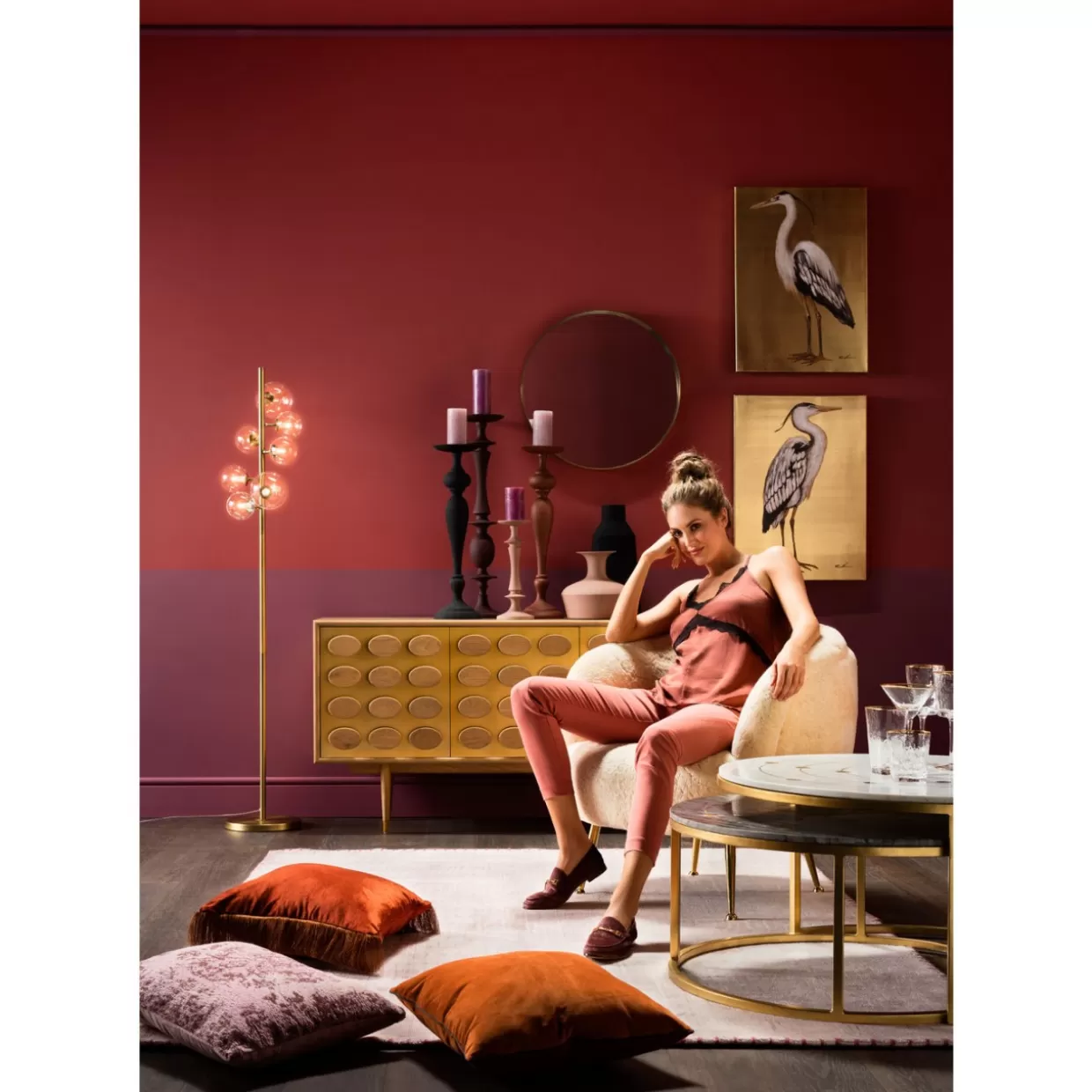 Calici da Vino Rosso Hommage - Stoviglie Artigianali e Accessori per Tavola KARE Design