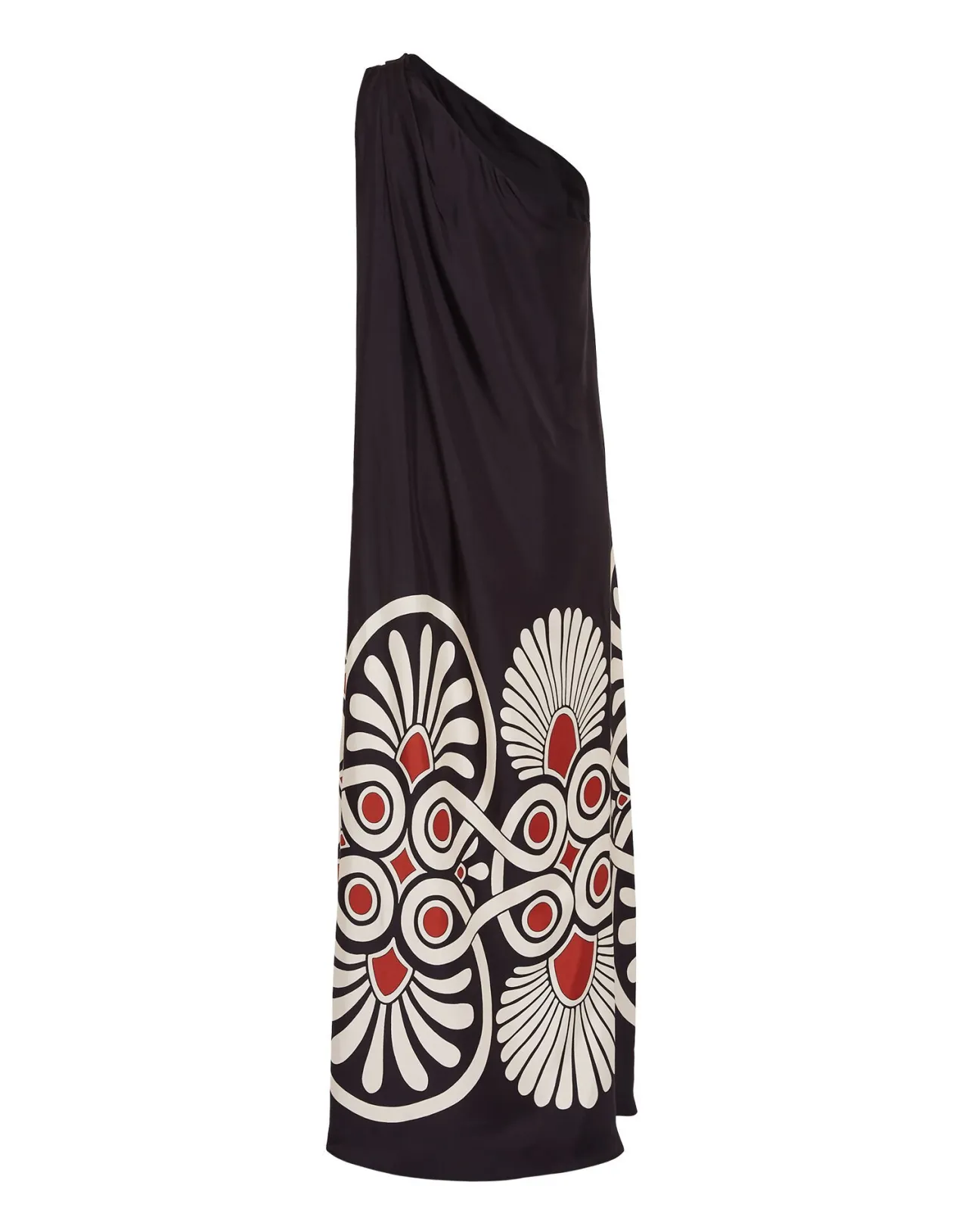 Abito Roy La DoubleJ in Twill Seta con Medaglione Ricamato - Nero Elegante Collezione Primavera