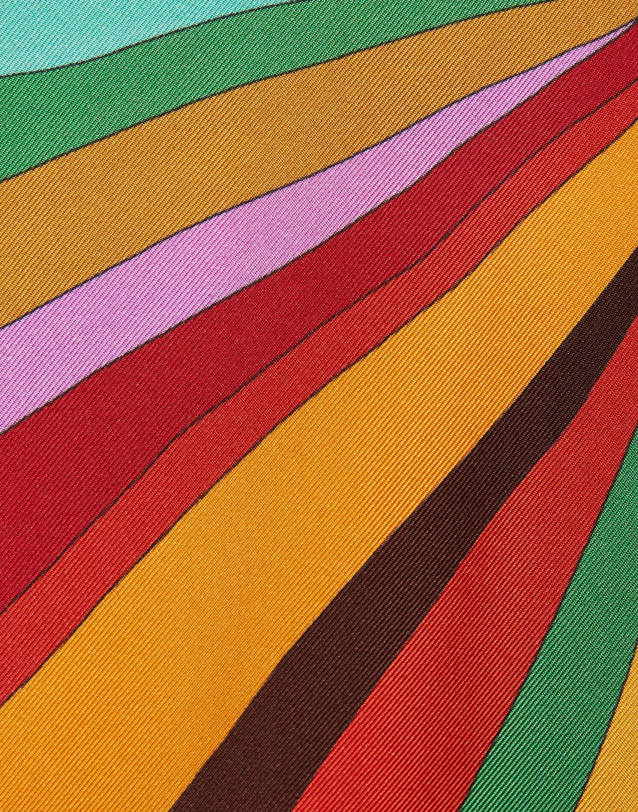 Abito Roy da Sogno in Seta Twill con Stampa Arcobaleno - Collezione Estiva La DoubleJ