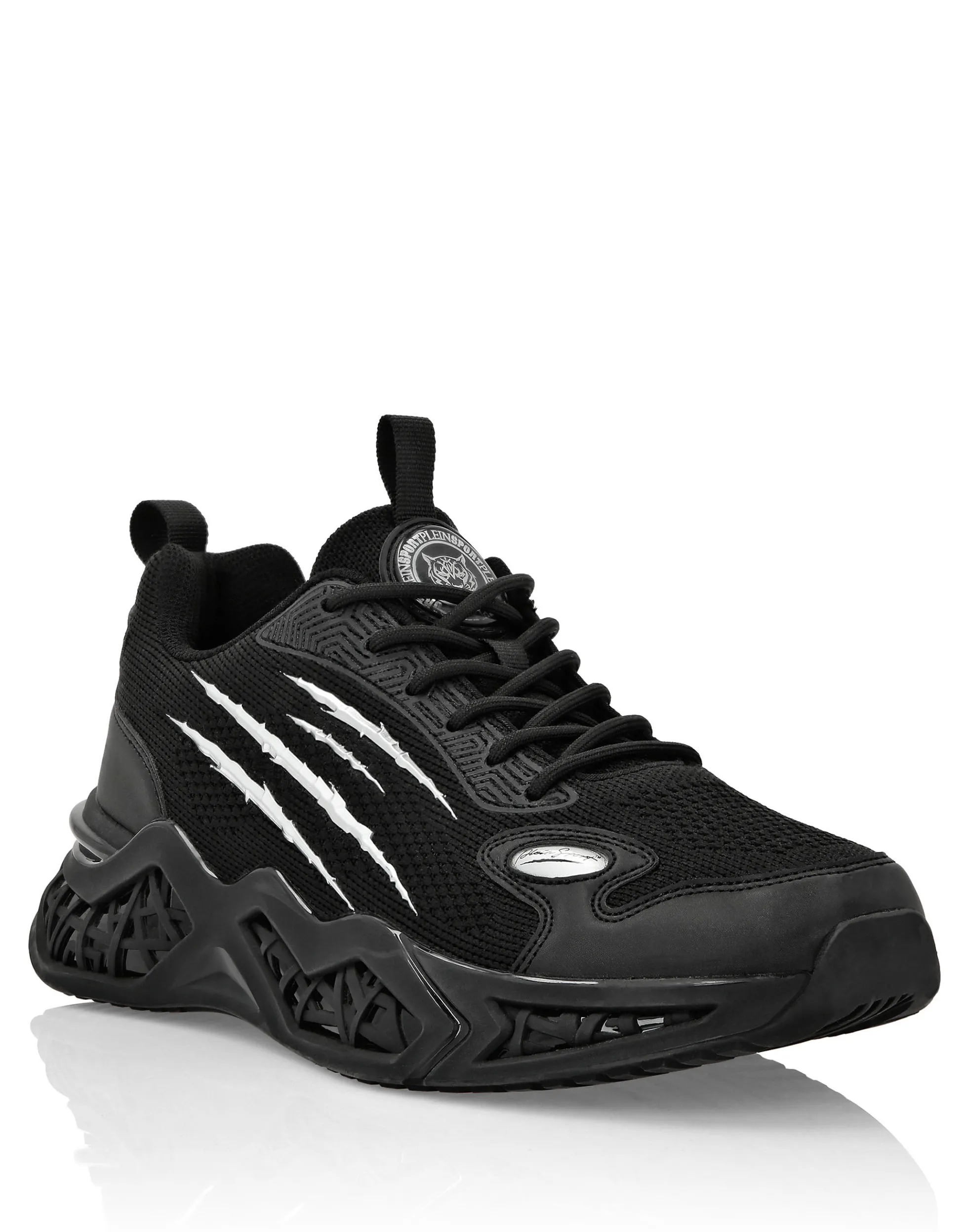Scarpe Sportive Plein Donna - Tacco Tigrato con Design Dinamico per Corsa Agonistica