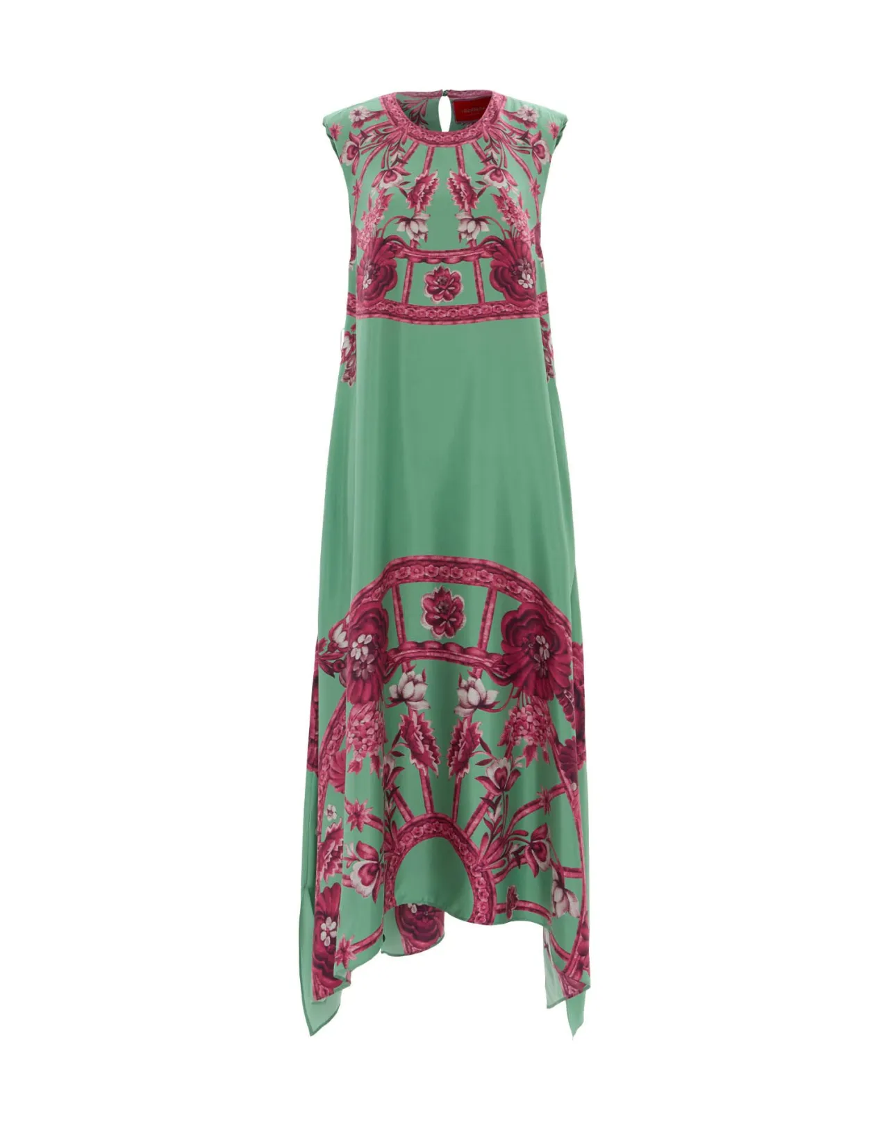 Offerta Lampo · Abito San Carlo Dress Zodiac Placée Acquamarine in Twill di Seta · Edizione Esclusiva La DoubleJ

(：。，，